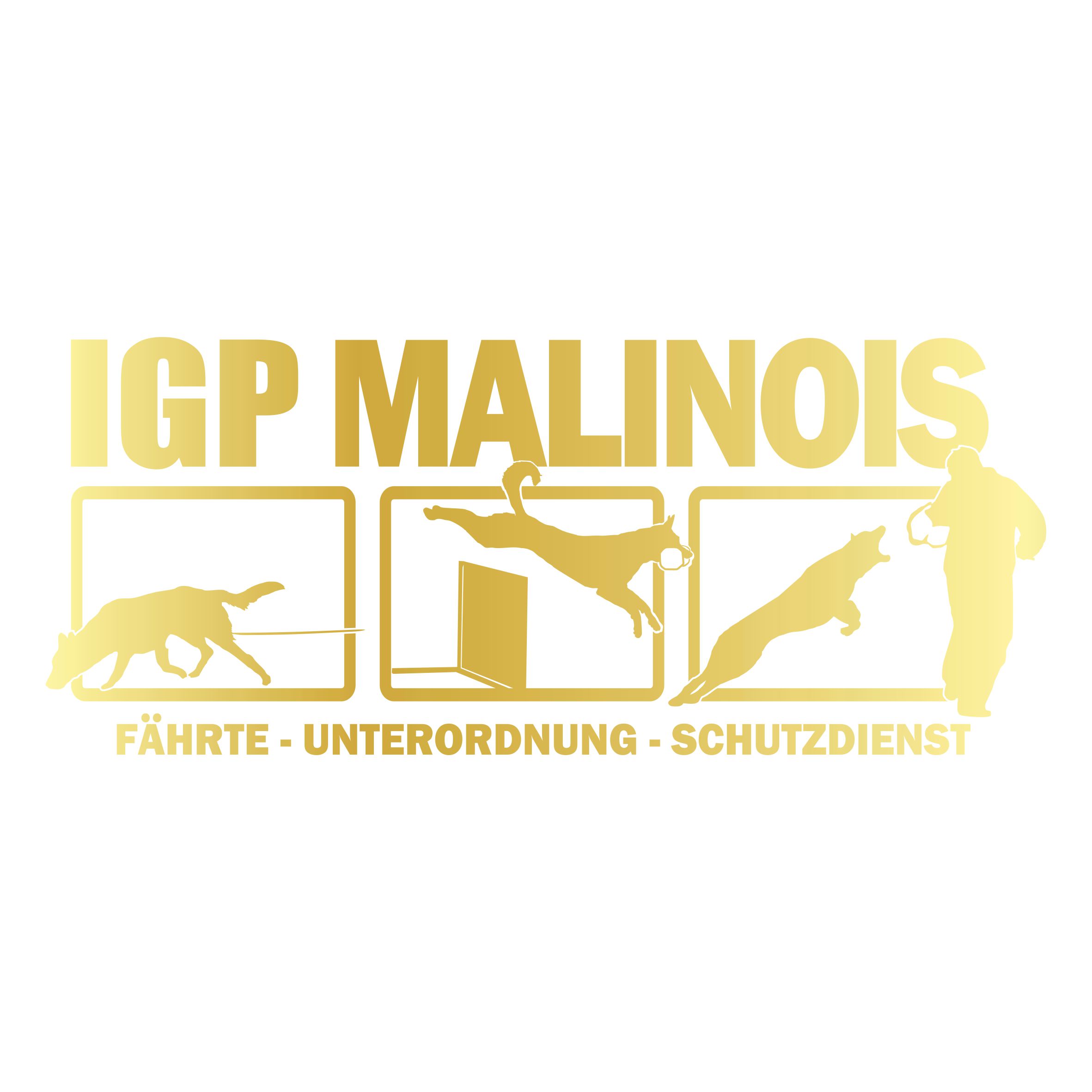 Aufkleber Hundemotiv Rasse IGP IPO Begleithund Prüfung Internationale Prüfungsordnung Gebrauchshudeprüfung Fährte Schutzdi