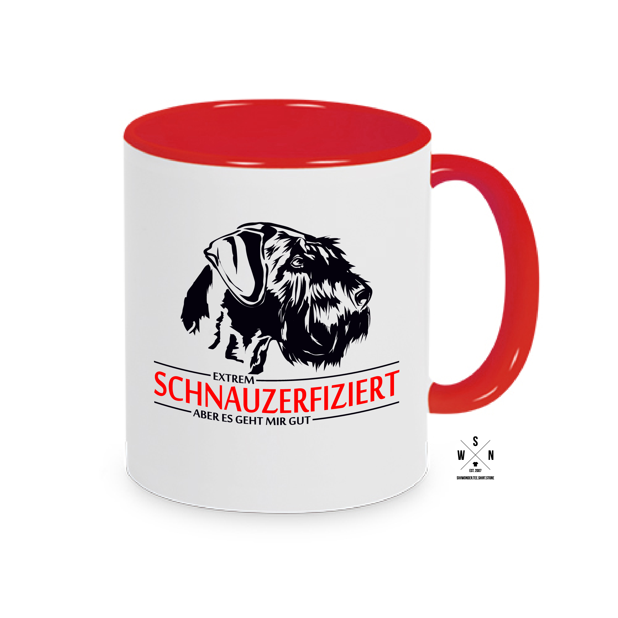 Tasse Kaffebecher INFIZIERT SCHNAUZER SCHNAUZERFIZIERT
