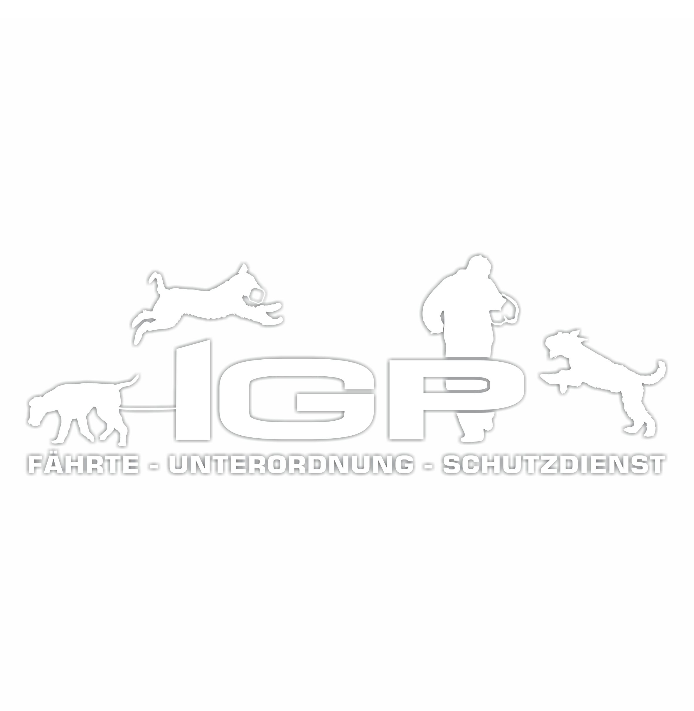 Aufkleber Hundemotiv Rasse IGP IPO Begleithund Prüfung Internationale Prüfungsordnung Gebrauchshudeprüfung Fährte Schutzdienst U