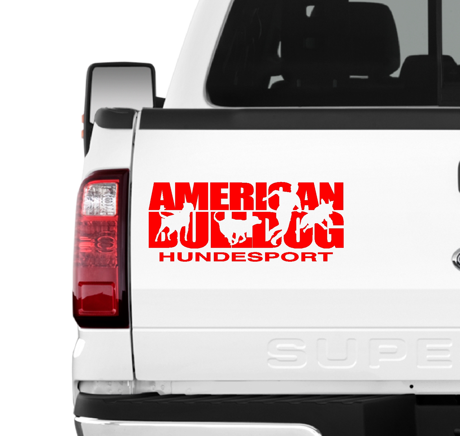 American Bulldog Hundesport Autoaufkleber Hund Folie Aufkleber USA Old Country