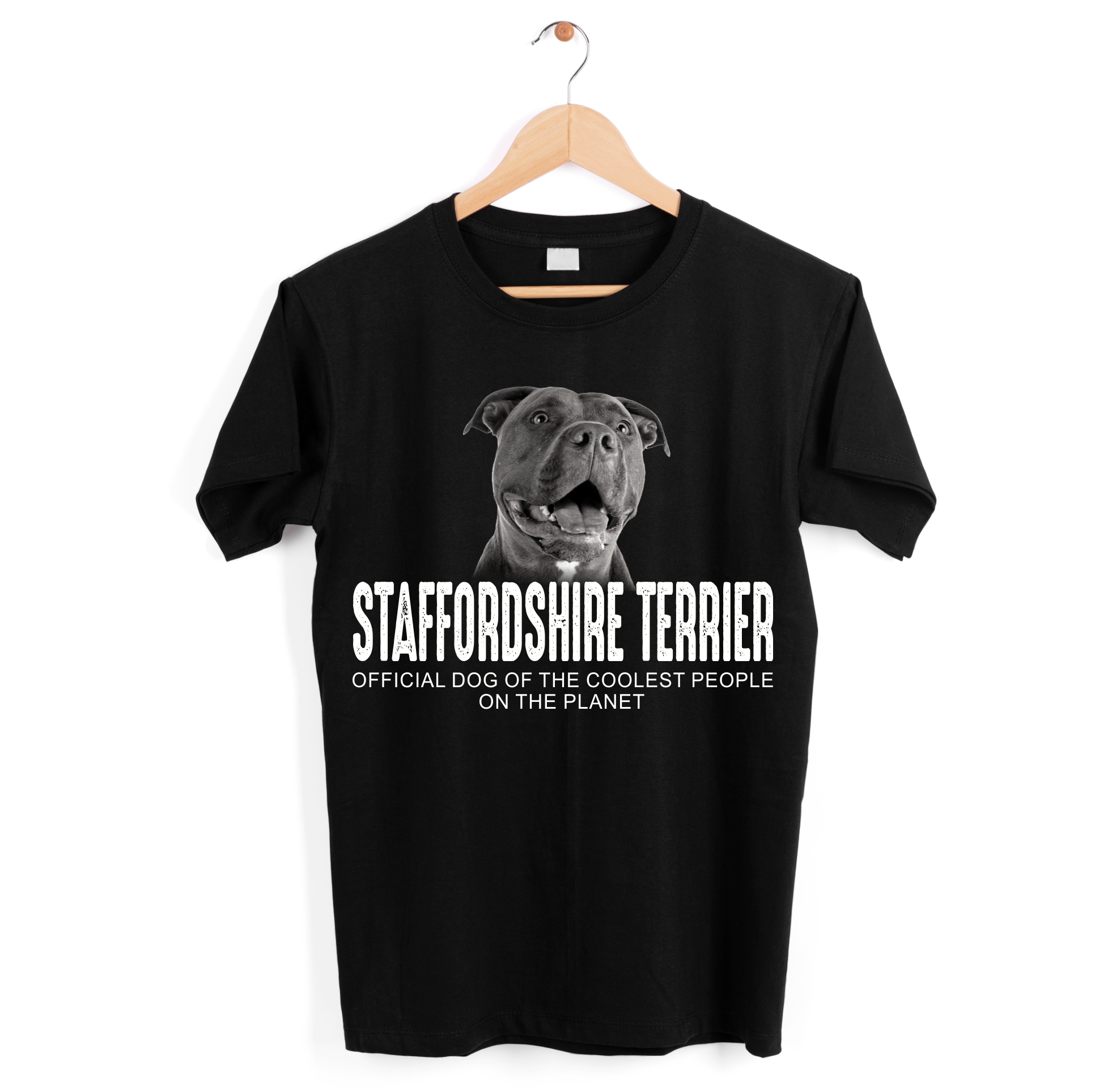 American Staffordshire Terrier USA  Pit Bull Terrier  Dog cool Leute lustig Shirt T-Shirt Hundemotiv Siviwonder