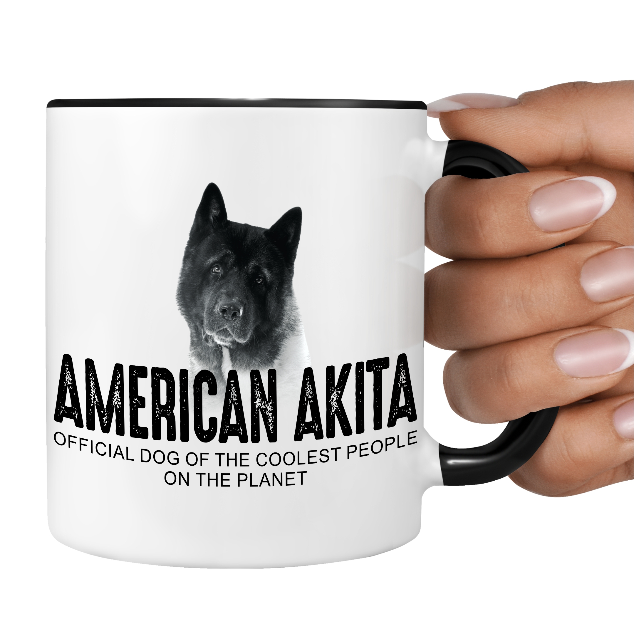 American Akita Inu Japan Great Japanese Dog cool Leute lustig Dog Tasse Kaffeetasse Kaffeebecher happy Design by Siviwonder