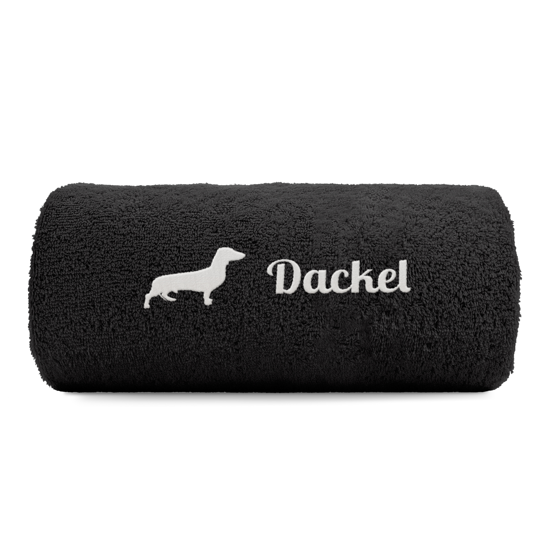 Dackel Handtuch Pfoten Hundemotiv Stickerei Deluxe