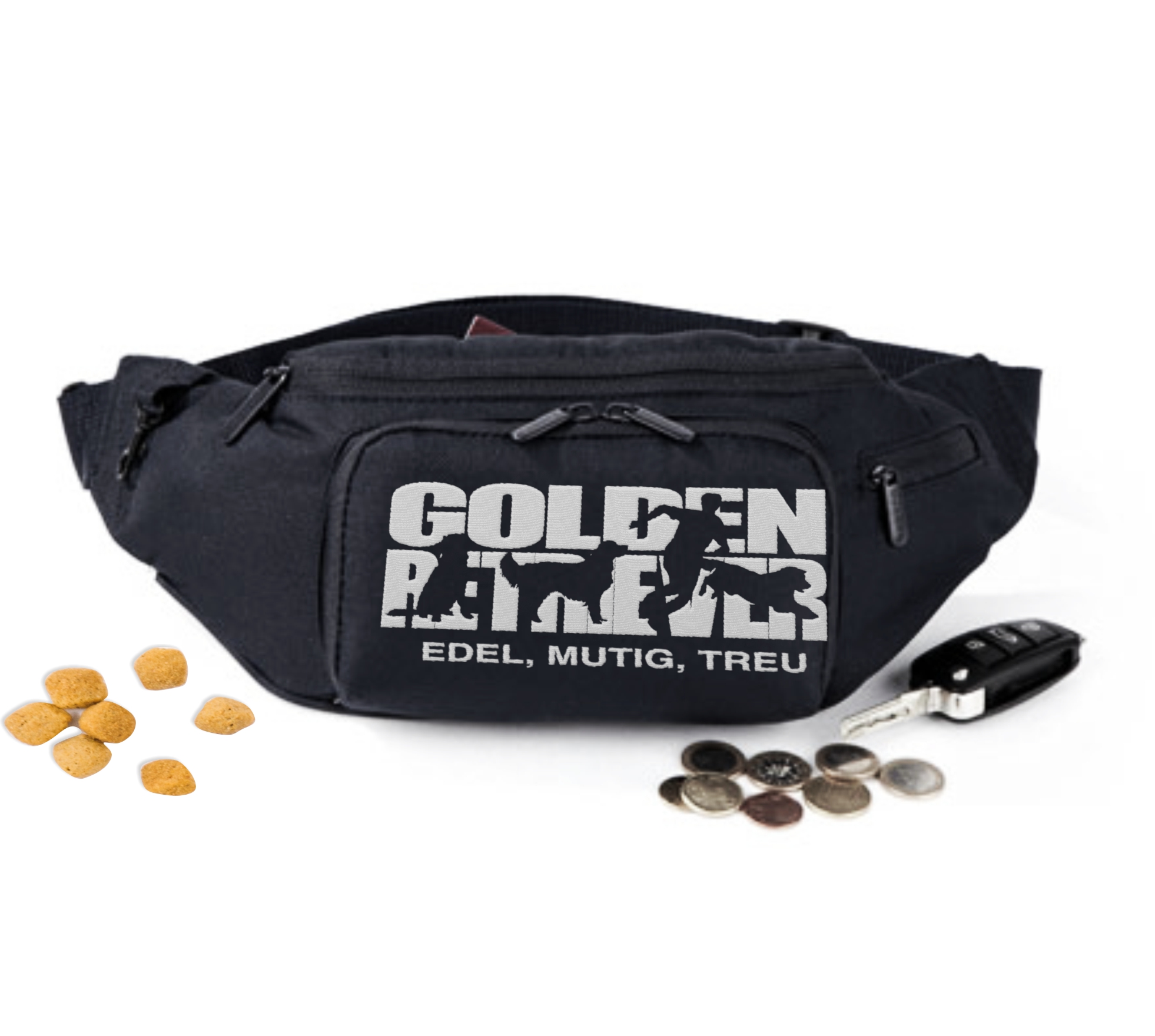 Golden Retriever Goldie Hundesport Hundemotiv Gürteltasche Hund Stickerei-Copy