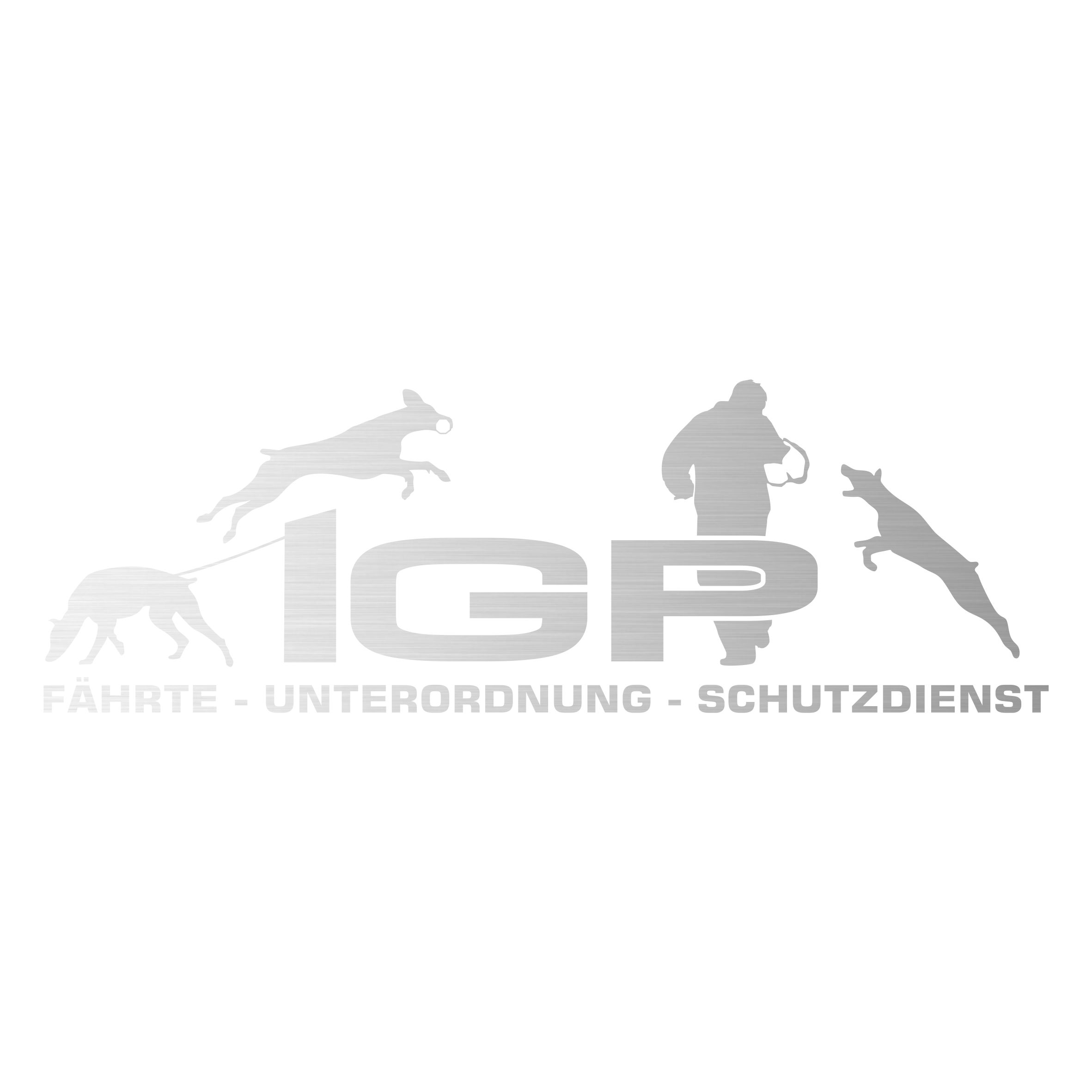 Aufkleber Hundemotiv Rasse IGP IPO Begleithund Prüfung Internationale Prüfungsordnung Gebrauchshudeprüfung Fährte Schutzdienst U