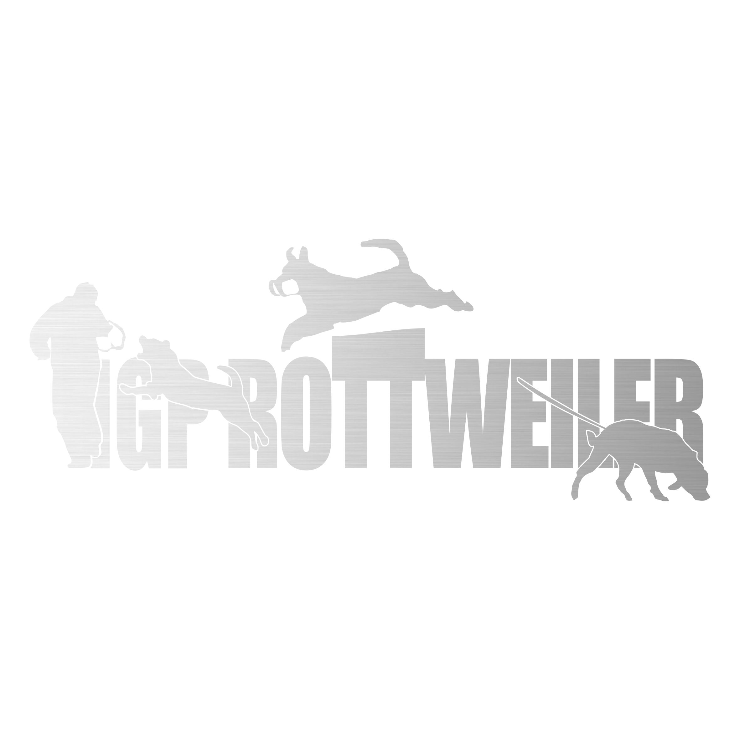 Aufkleber Hundemotiv Rasse IGP IPO Begleithund Prüfung Internationale Prüfungsordnung Gebrauchshudeprüfung Fährte Schutzdi