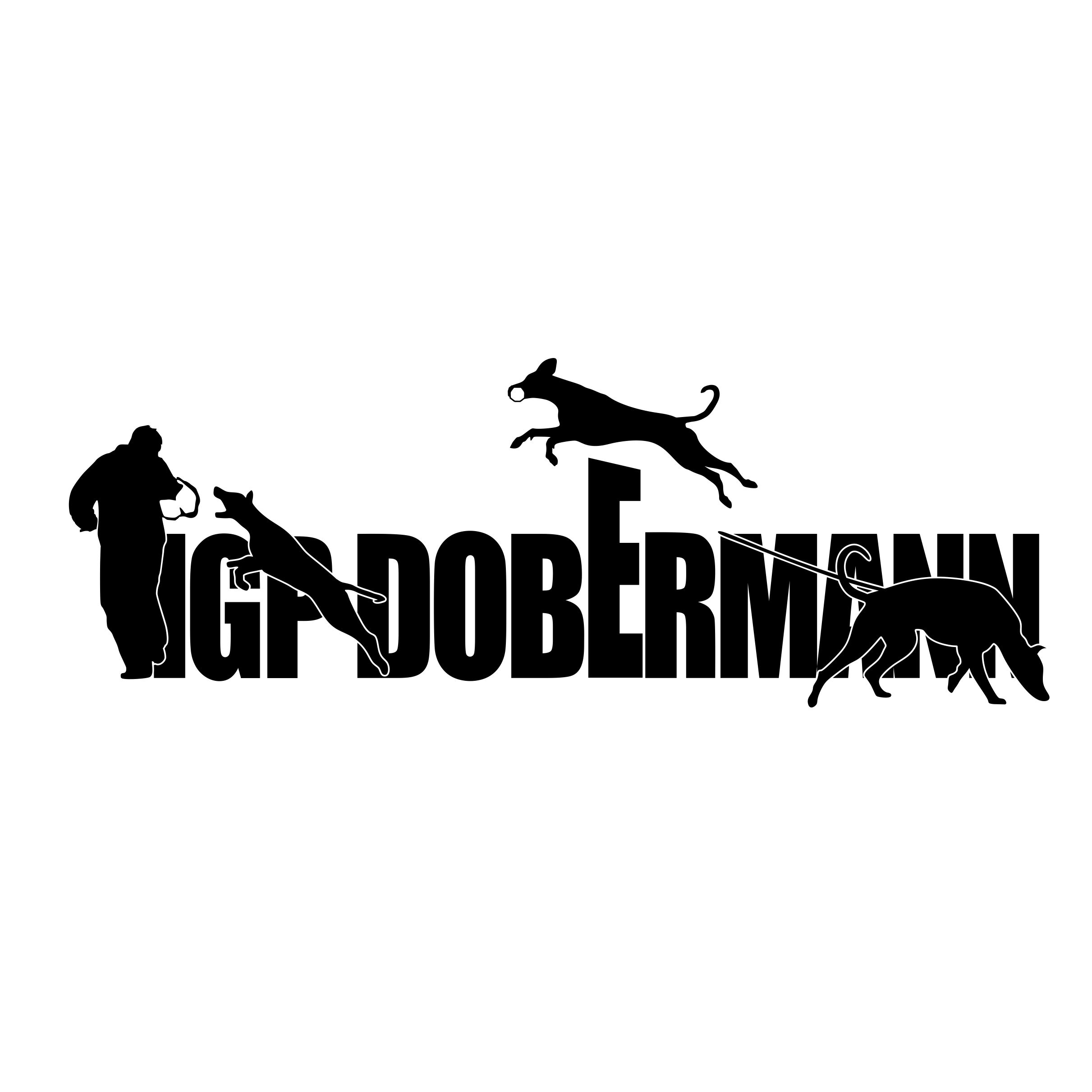 Aufkleber Hundemotiv Rasse IGP IPO Begleithund Prüfung Internationale Prüfungsordnung Gebrauchshudeprüfung Fährte Schutzdi