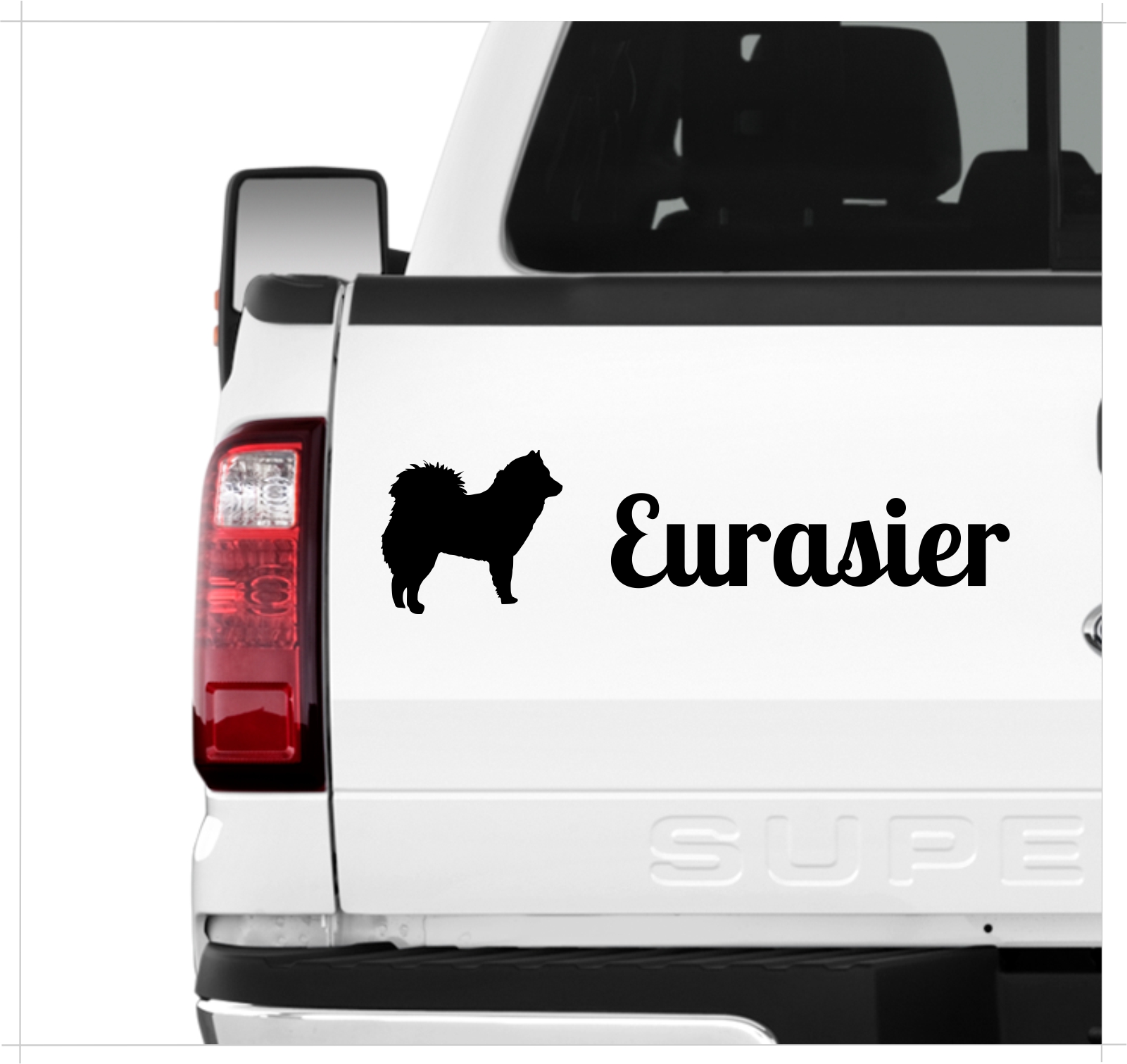 Eurasier Eurasian Spitz Spitze Wolfsspitz Samojede Dog 3er Set  AUTOAUFKLEBER Aufkleber Hunde Hundemotiv by SIVIWONDER