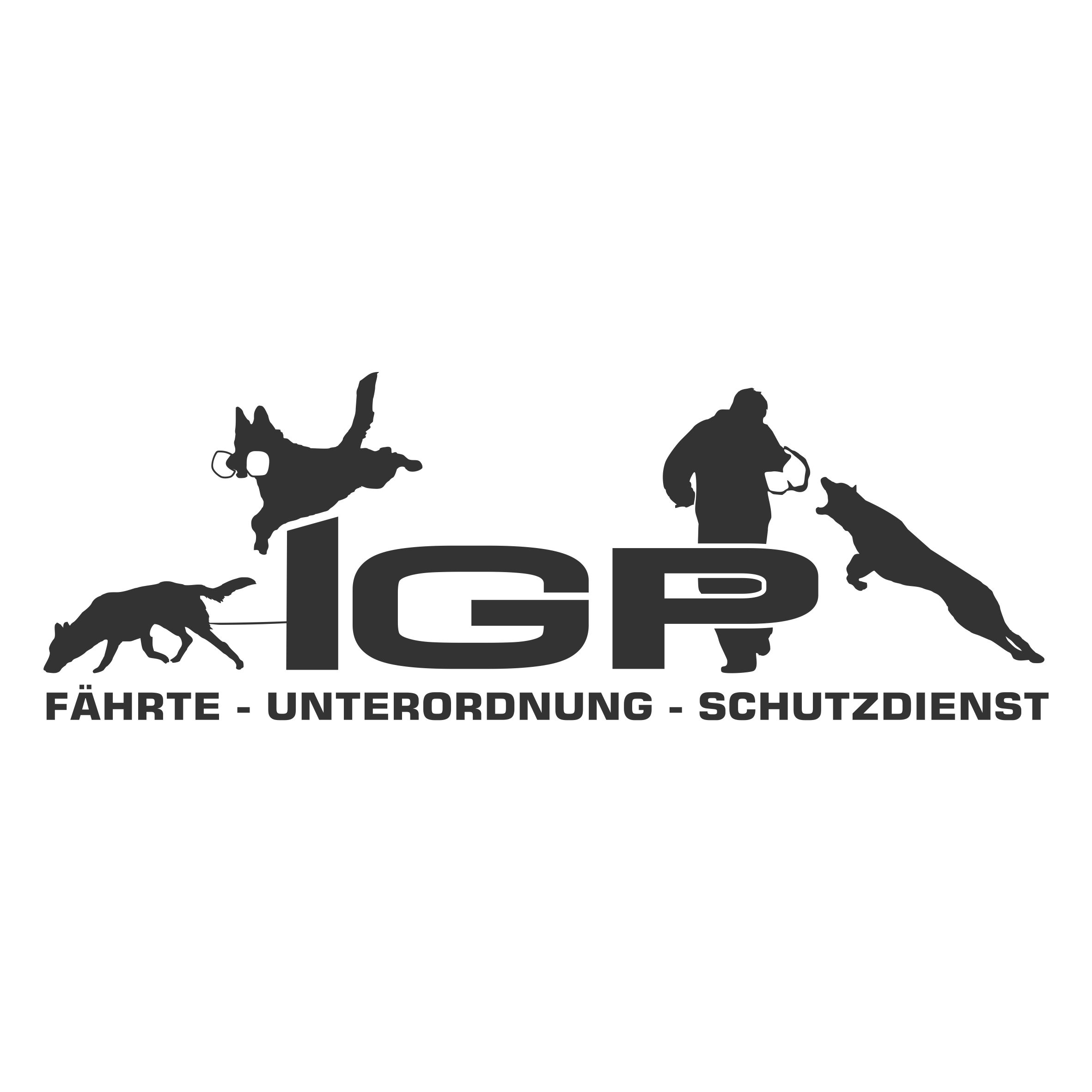 Aufkleber Hundemotiv Rasse IGP IPO Begleithund Prüfung Internationale Prüfungsordnung Gebrauchshudeprüfung Fährte Schutzdienst U