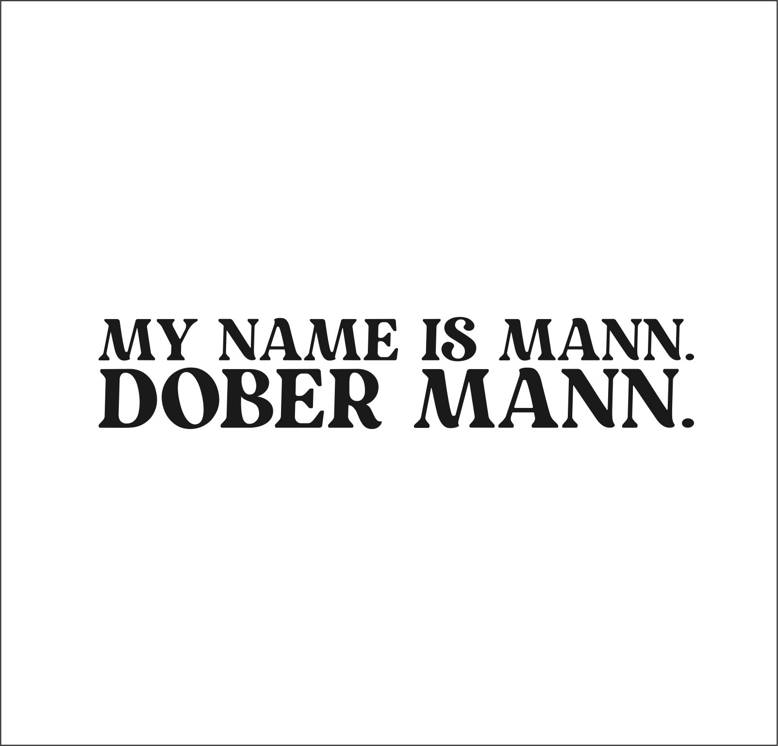 Dobermann Dog Name  Hundeaufkleber Hundemotiv Folie Dobi Dobie Doberman Pinscher