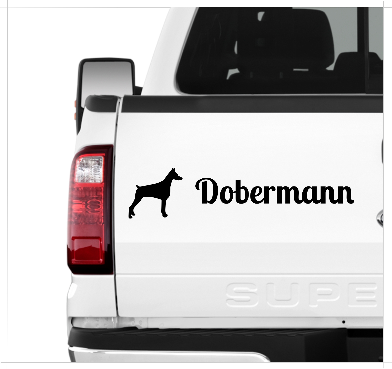 Dobermann Dobi Dobie Doberman Pinscher Dog 3er Set  AUTOAUFKLEBER Aufkleber Hunde Hundemotiv by SIVIWONDER