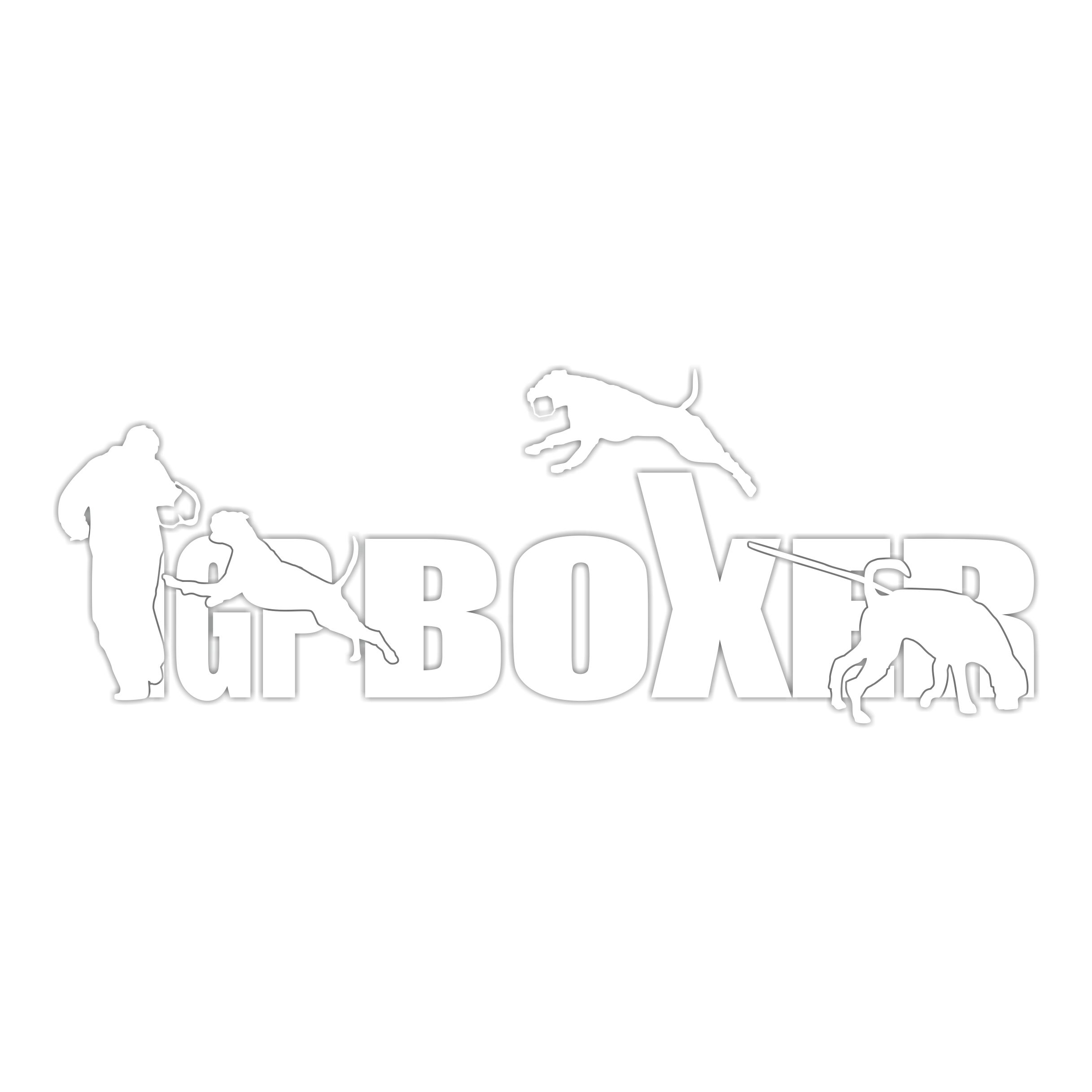 BOXER Deutscher AUTOAUFKLEBER IGP Schrift by SIVIWONDER IPO