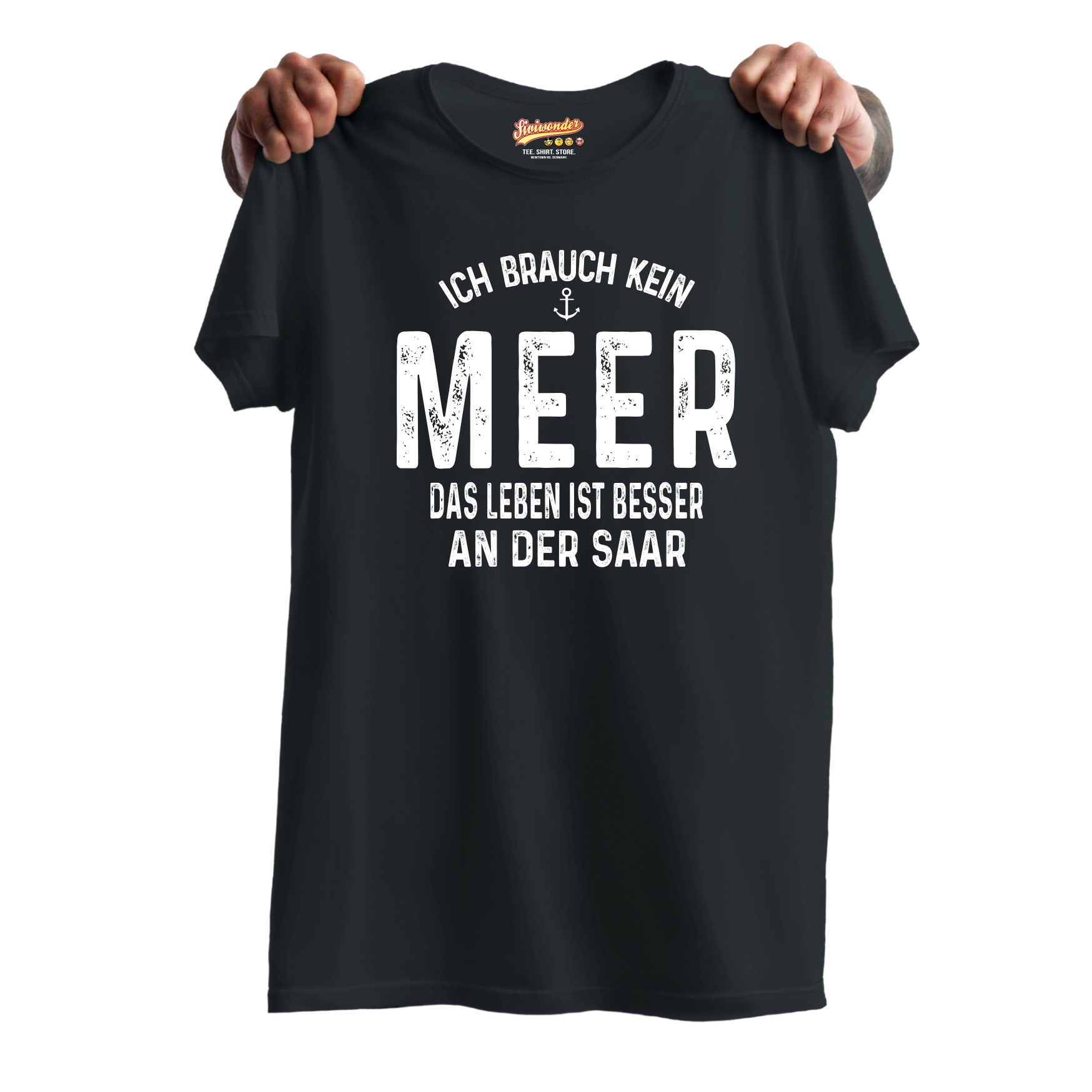 Saar Sportboot Boot Shirt Meer Unisex T-Shirt Motorboot Kapitän Wasser Bootsfahrer Fluß