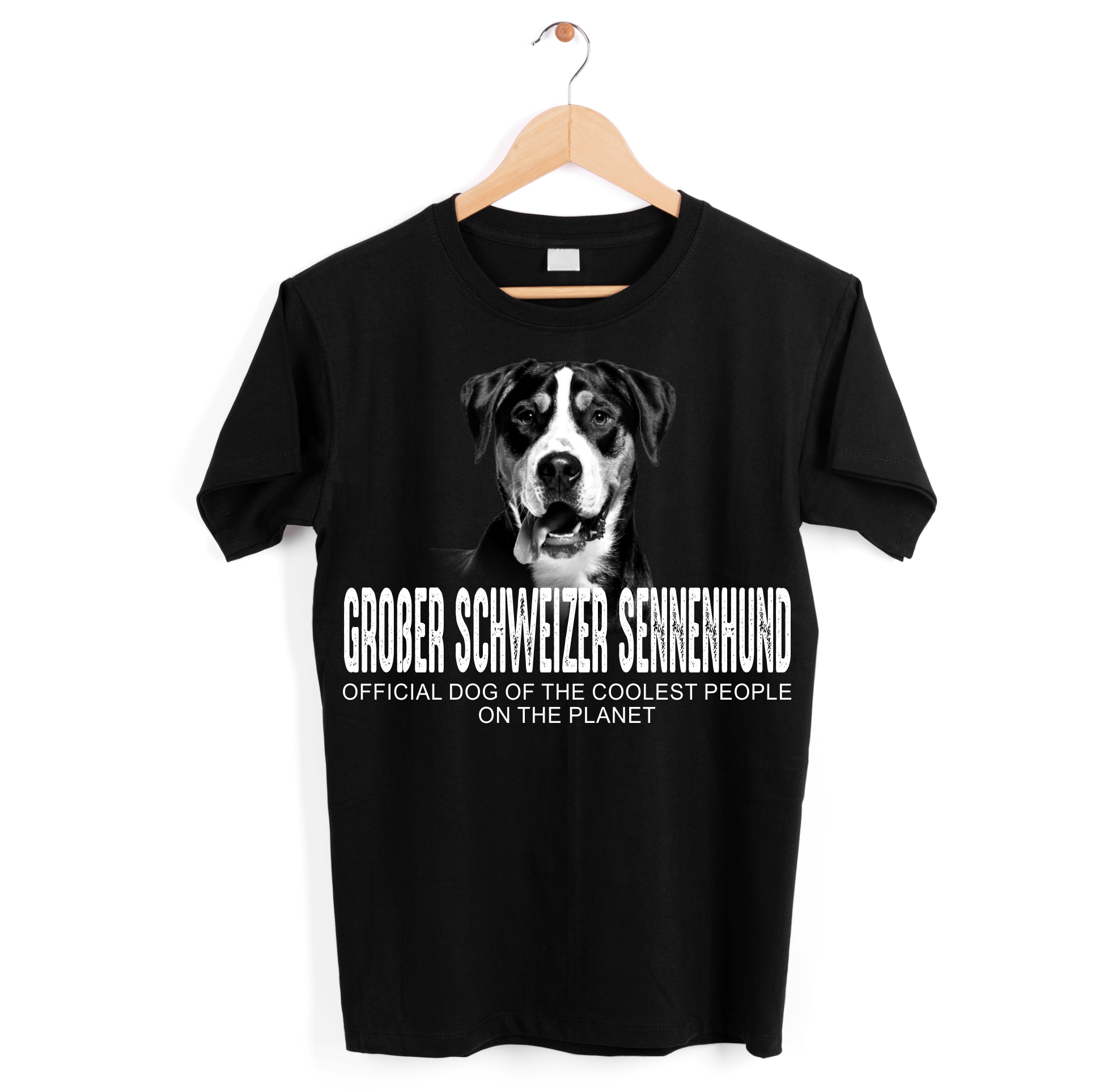 Schweizer Sennenhund Sennen Großer Schweiz Dog cool Leute lustig Shirt T-Shirt Hundemotiv Siviwonder