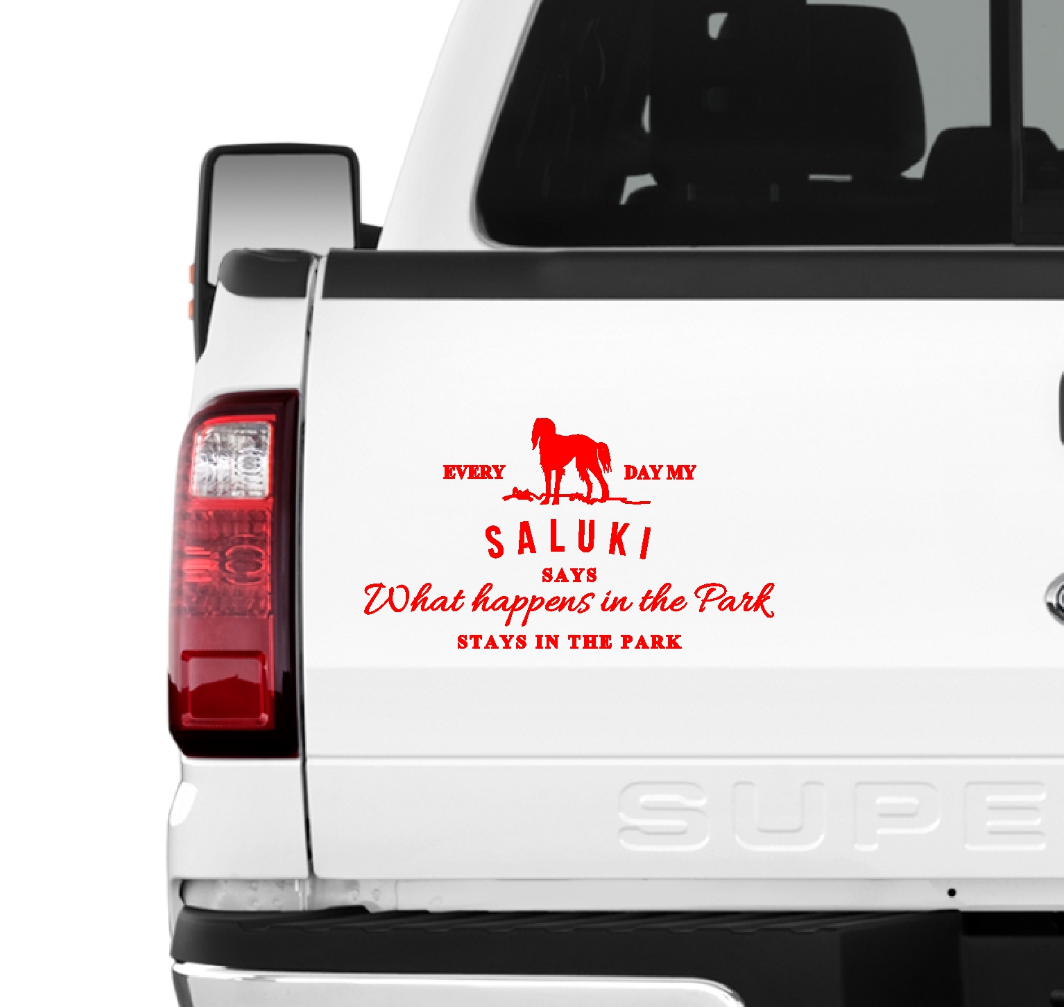 Saluki Vintage Hundeaufkleber Hundemotiv Auto Folie Tazi Windhund