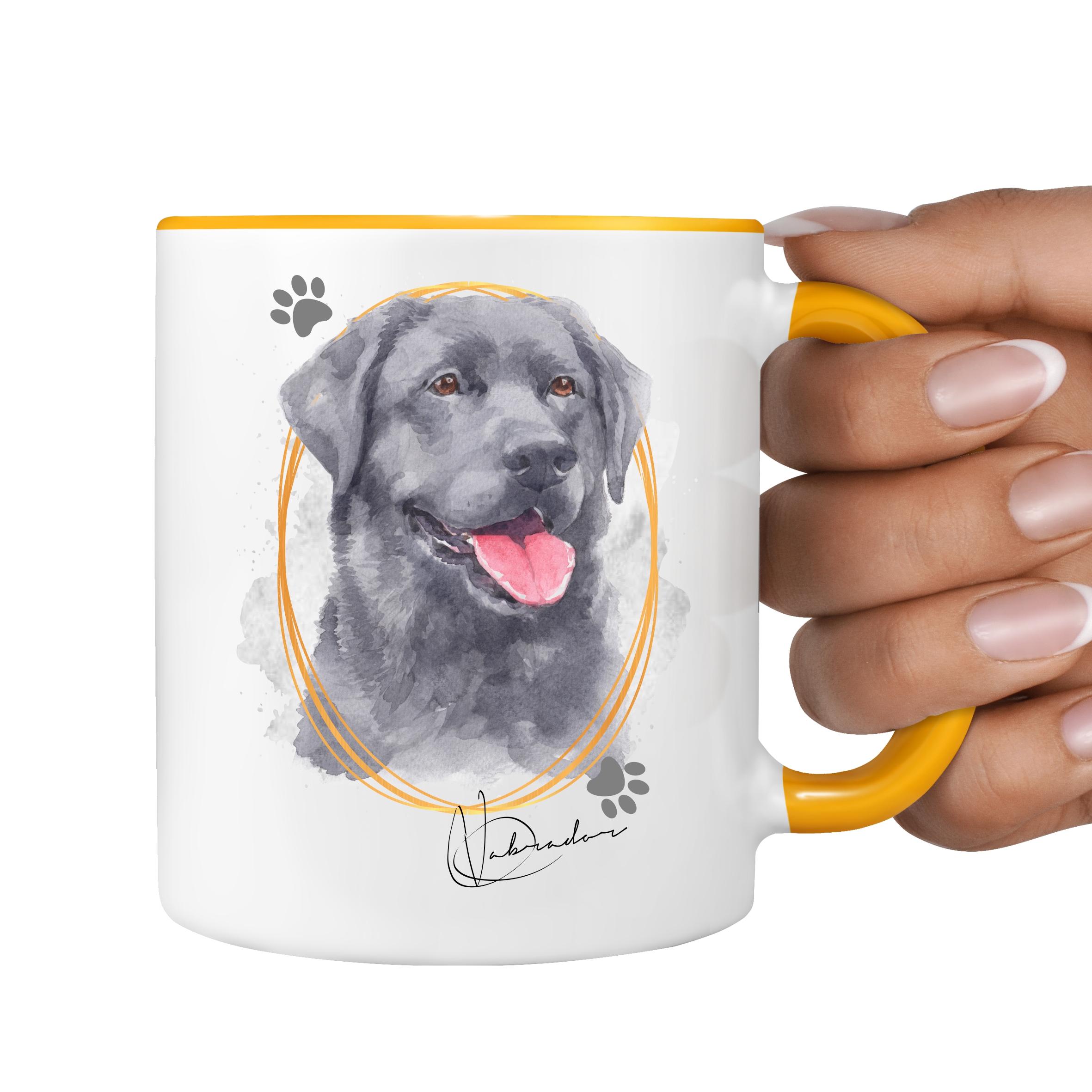 Labrador Labby schwarz Tasse SIGNATURE DOGS Hund Motiv Hundemotiv Kaffee