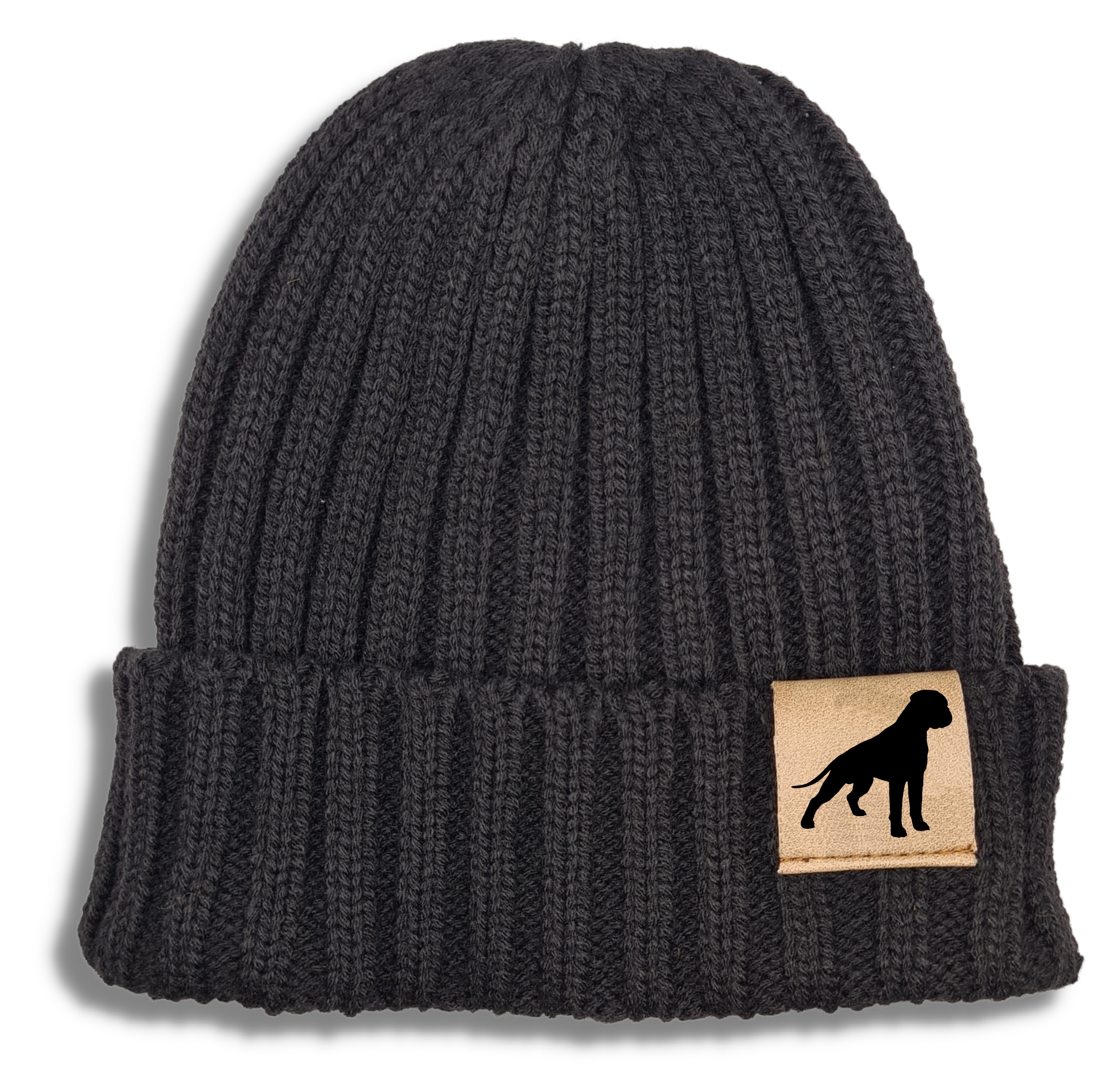 Strickmütze "Boxer deutscher"  Beanie Mütze Urban Witzig Spruch Warm Winter Herbst Farben