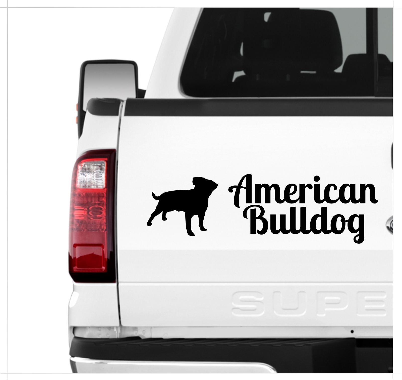 American Bulldog Amerikanische Bulldogge USA Old Country Bulldog Dog 3er Set  AUTOAUFKLEBER Aufkleber Hunde Hundemotiv by SIVIWONDER
