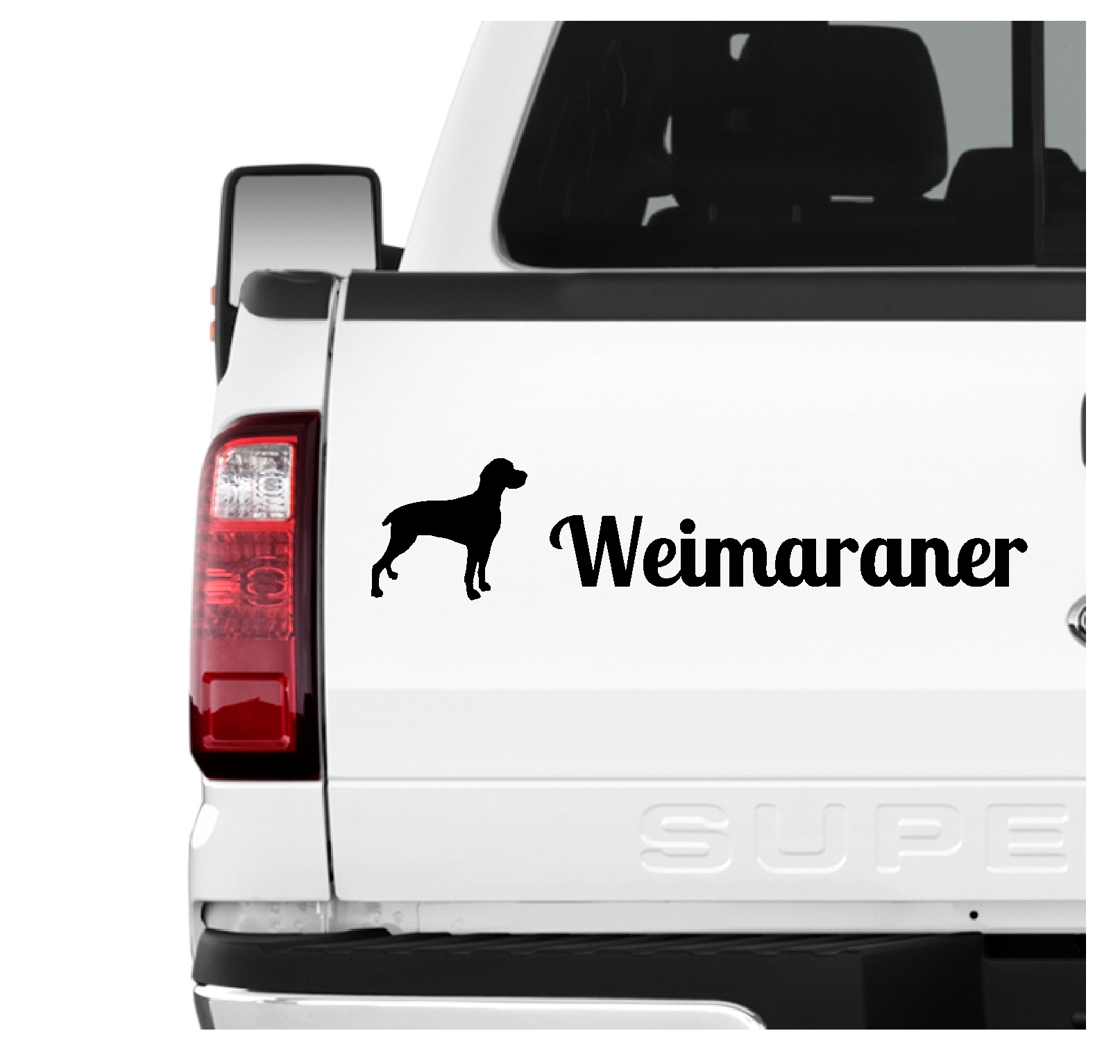 Weimaraner Weim Vorstehhund  Grey Ghost Dog 3er Set  AUTOAUFKLEBER Aufkleber Hunde Hundemotiv by SIVIWONDER
