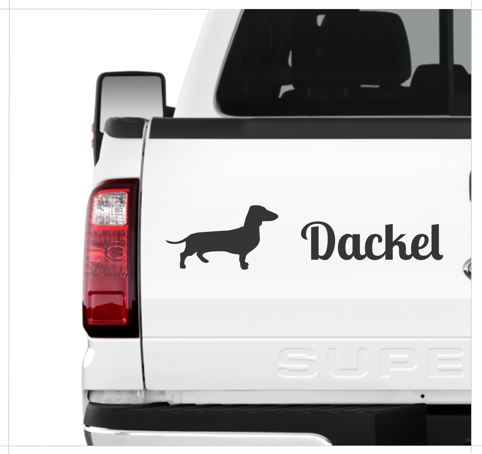 Dackel Teckel Dachshund Dog 3er Set  AUTOAUFKLEBER Aufkleber Hunde Hundemotiv by SIVIWONDER