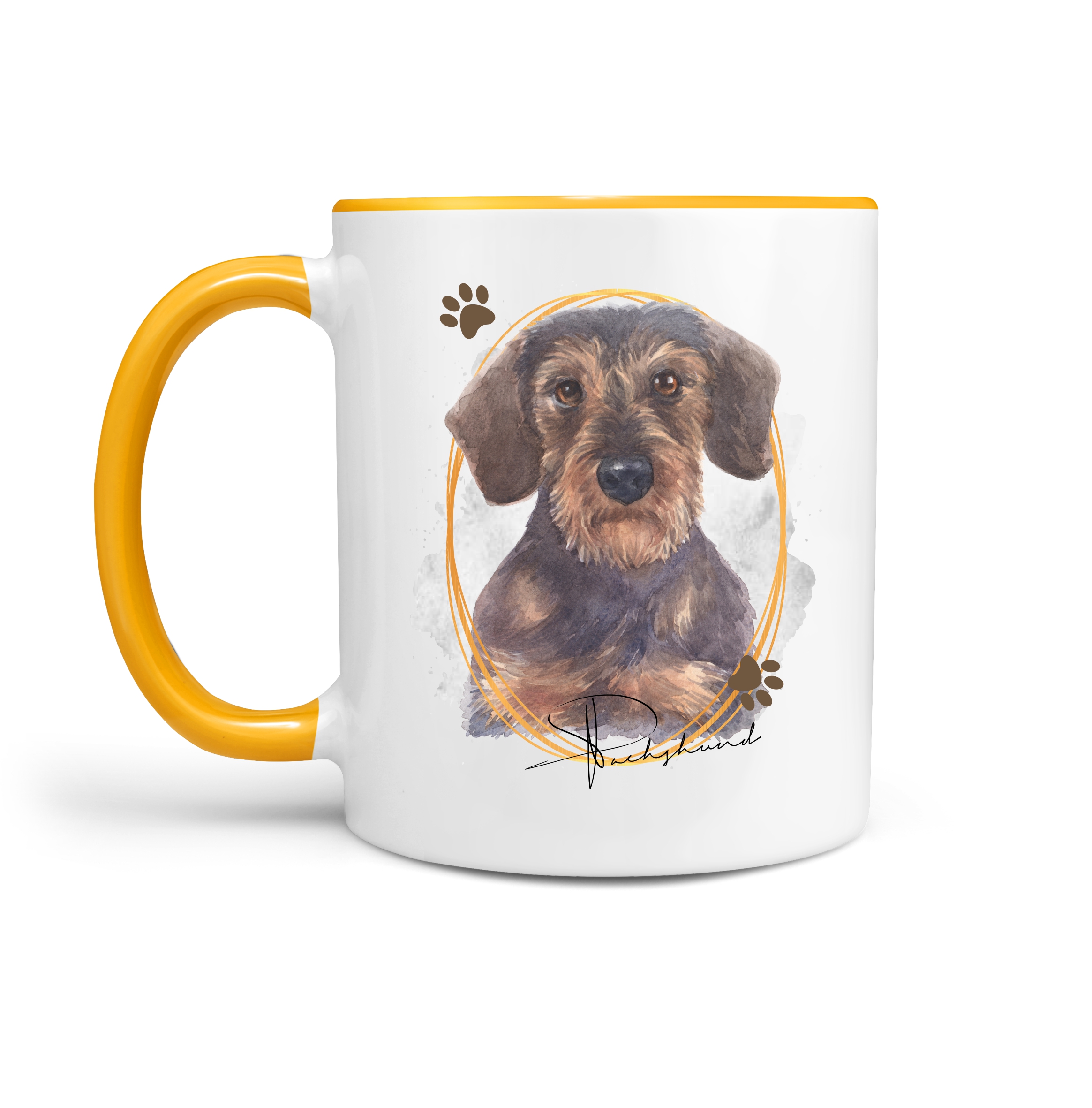 Rauhaardackel  Dackel Dachshund TASSE SIGNATURE DOGS Motiv