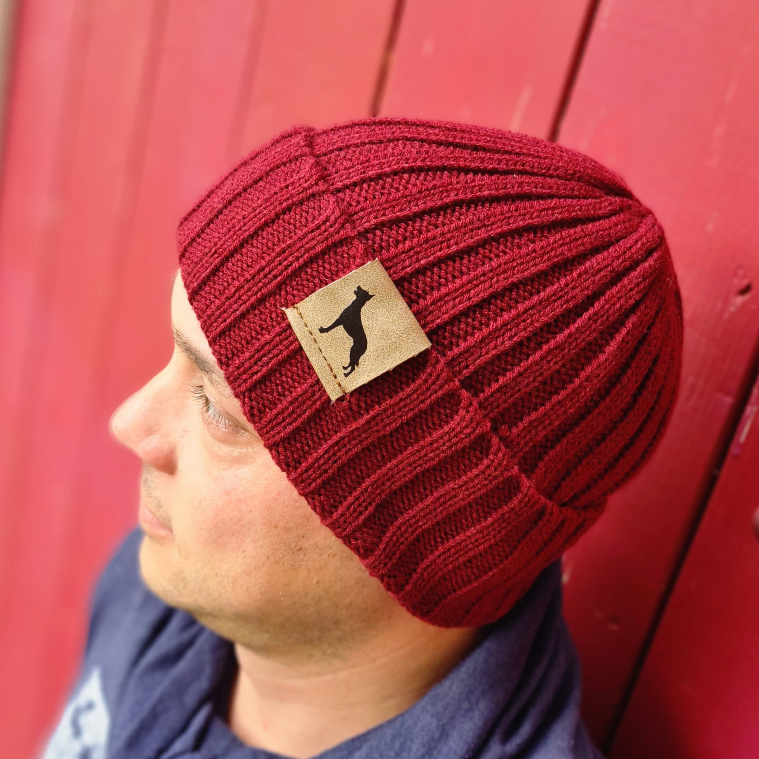 Strickmütze "Malinois"  Beanie Mütze Urban Witzig Spruch Warm Winter Herbst Farben