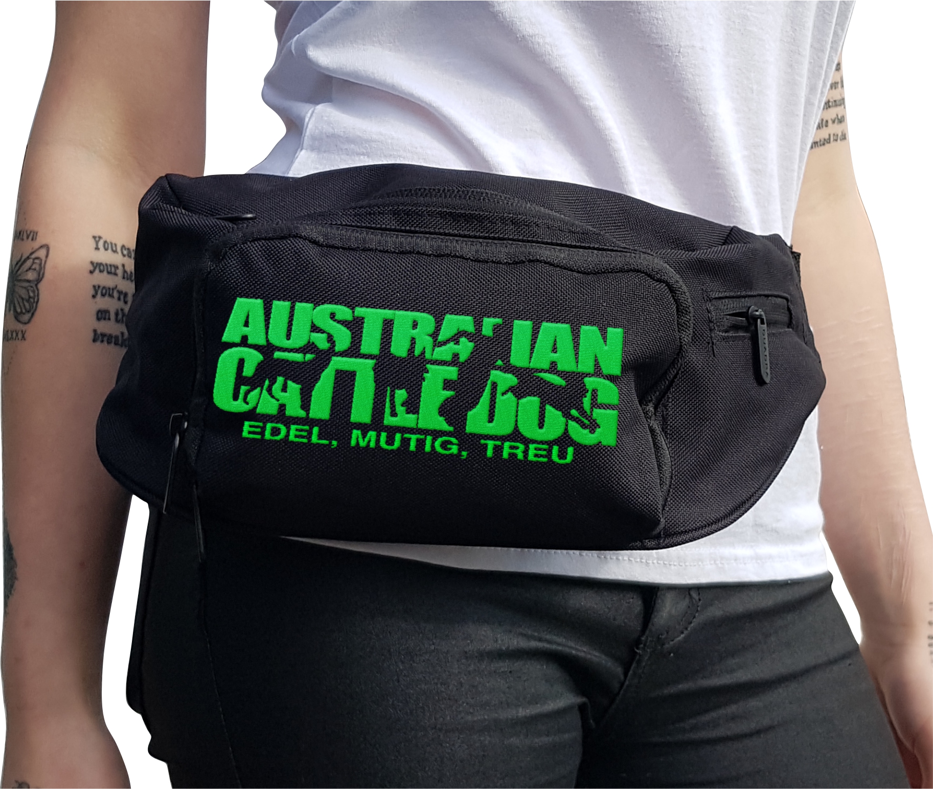 Australian Cattle Dog Hundesport Gürteltasche Bauchtasche Hund Stickerei ACD