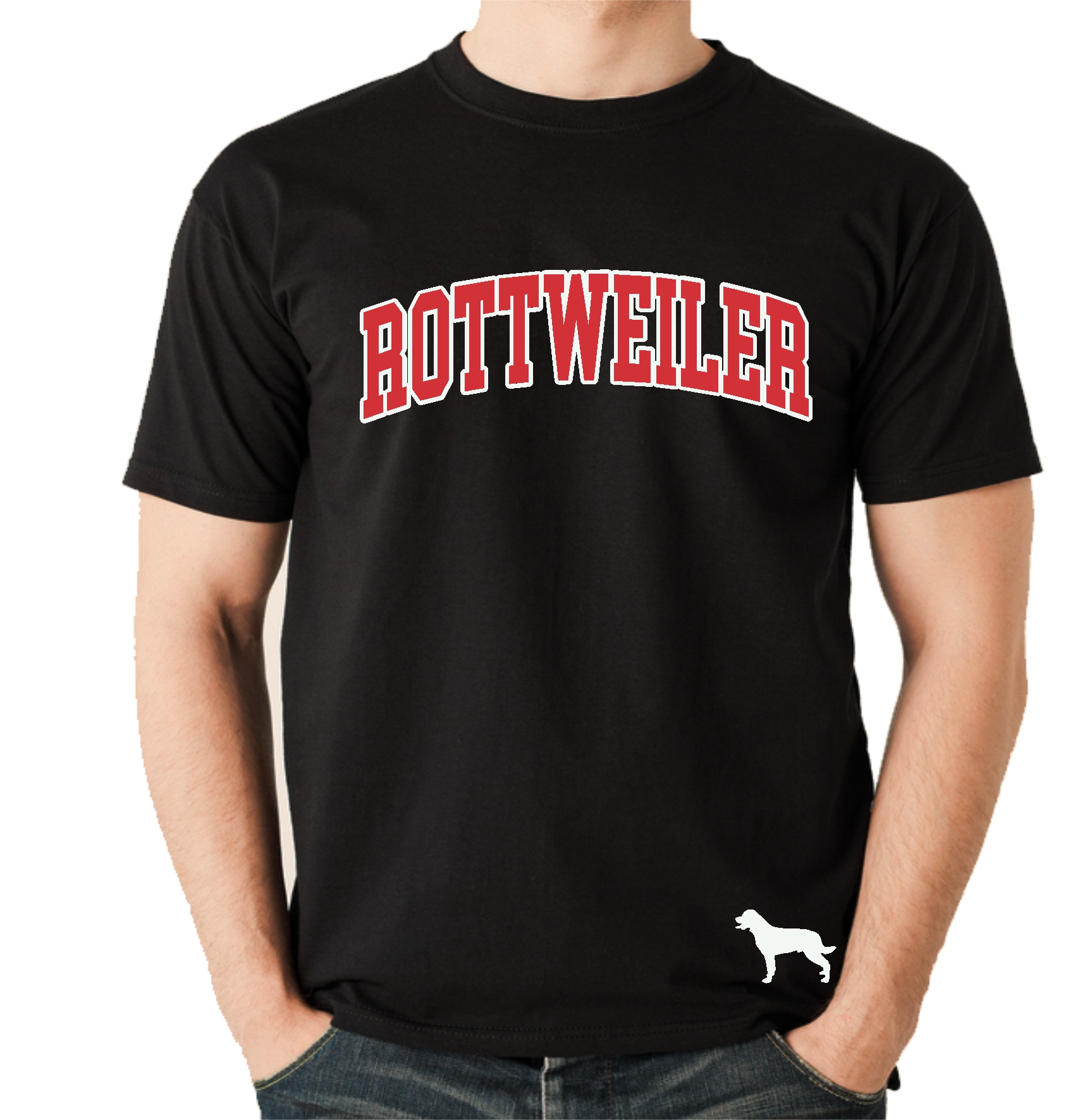 Rottweiler Unisex T-Shirt Extreme Hundemotiv Rotty Rottie Rott