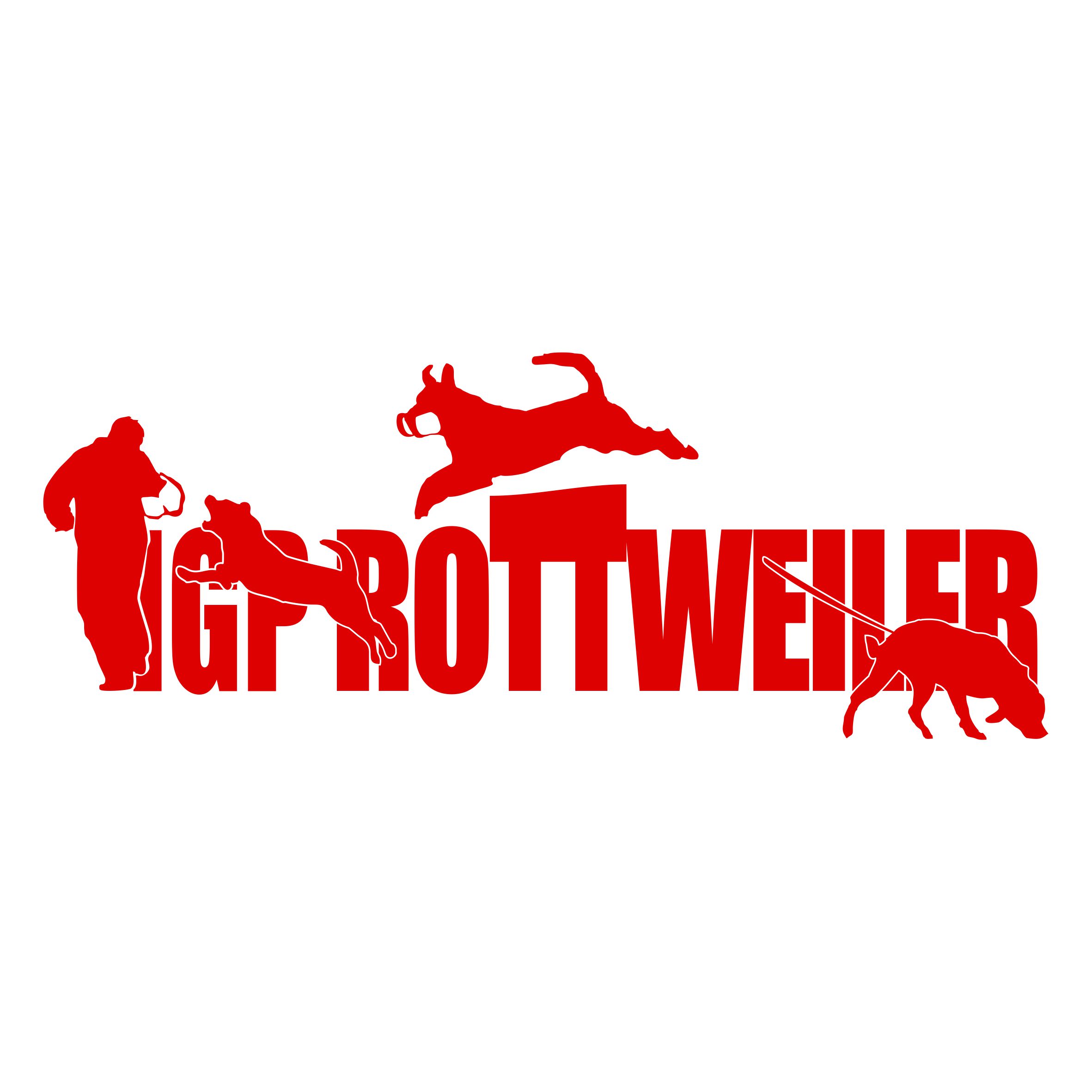 Aufkleber Hundemotiv Rasse IGP IPO Begleithund Prüfung Internationale Prüfungsordnung Gebrauchshudeprüfung Fährte Schutzdi