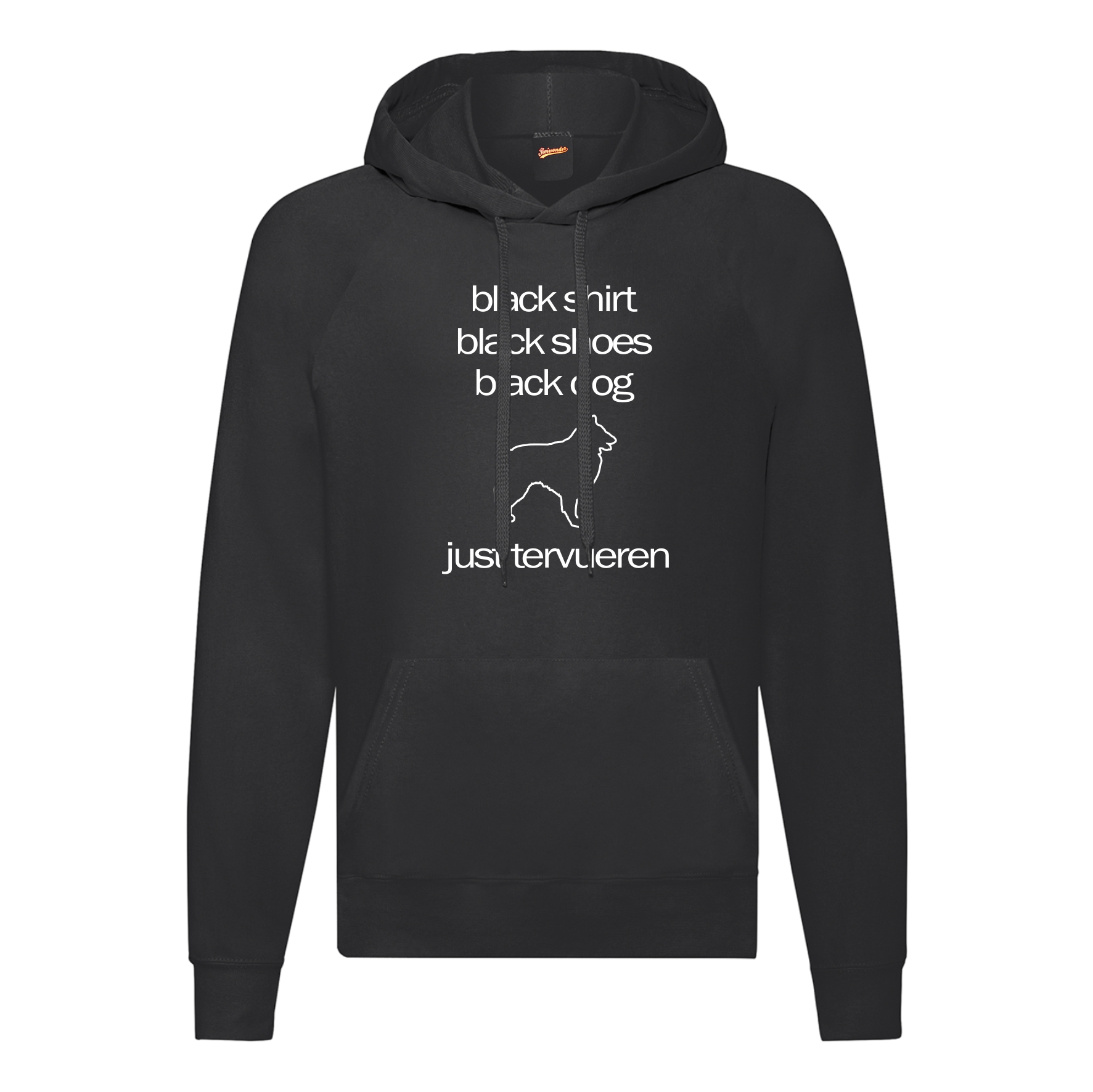 Sweatshirt Tervueren Black Dogs Hund Hundemotiv Pullover Hoodie Belgian Schäferhund