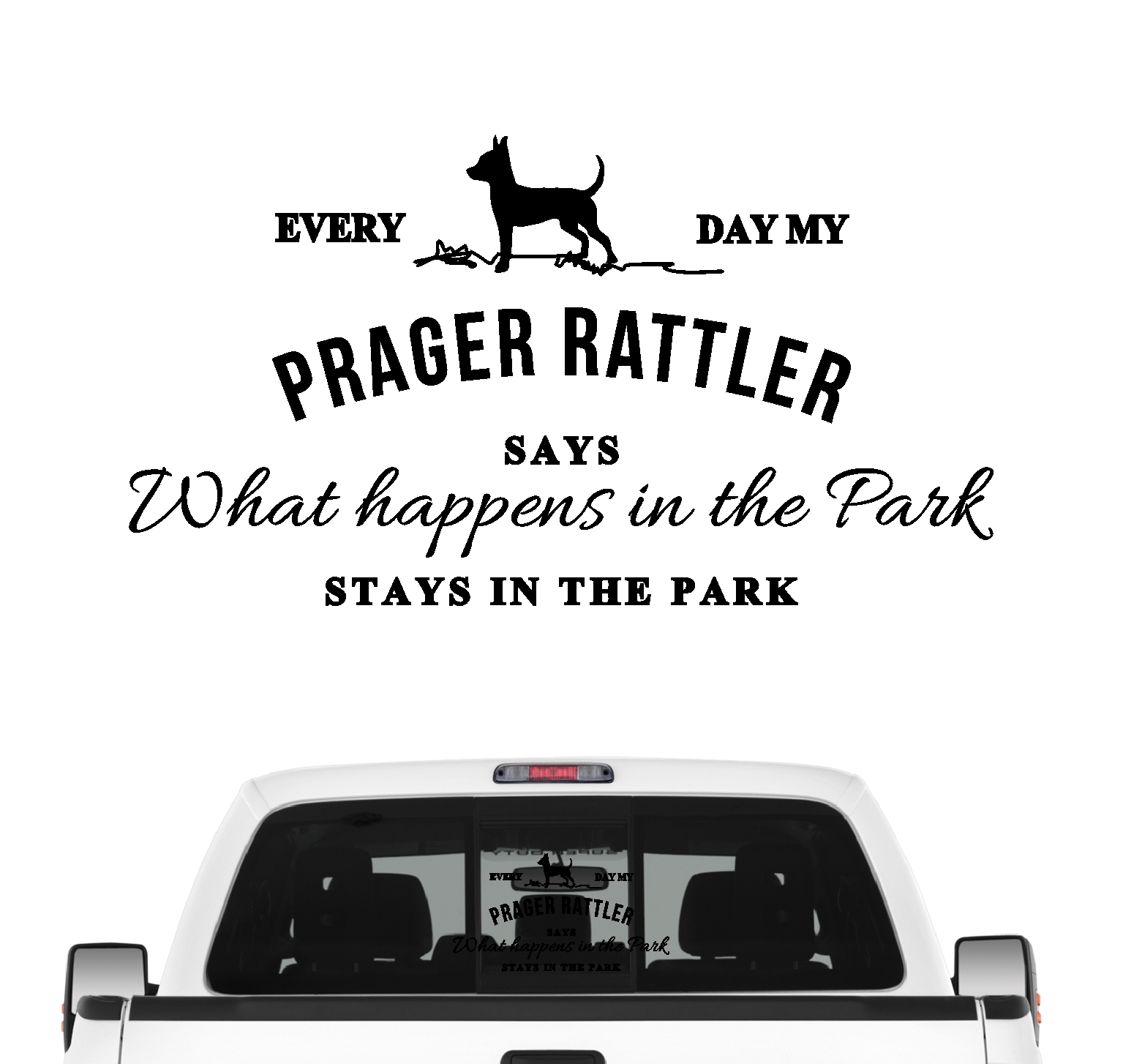Prager Rattler Vintage Hundeaufkleber Hundemotiv Folie Prague Ratter Prazsky Krysarik