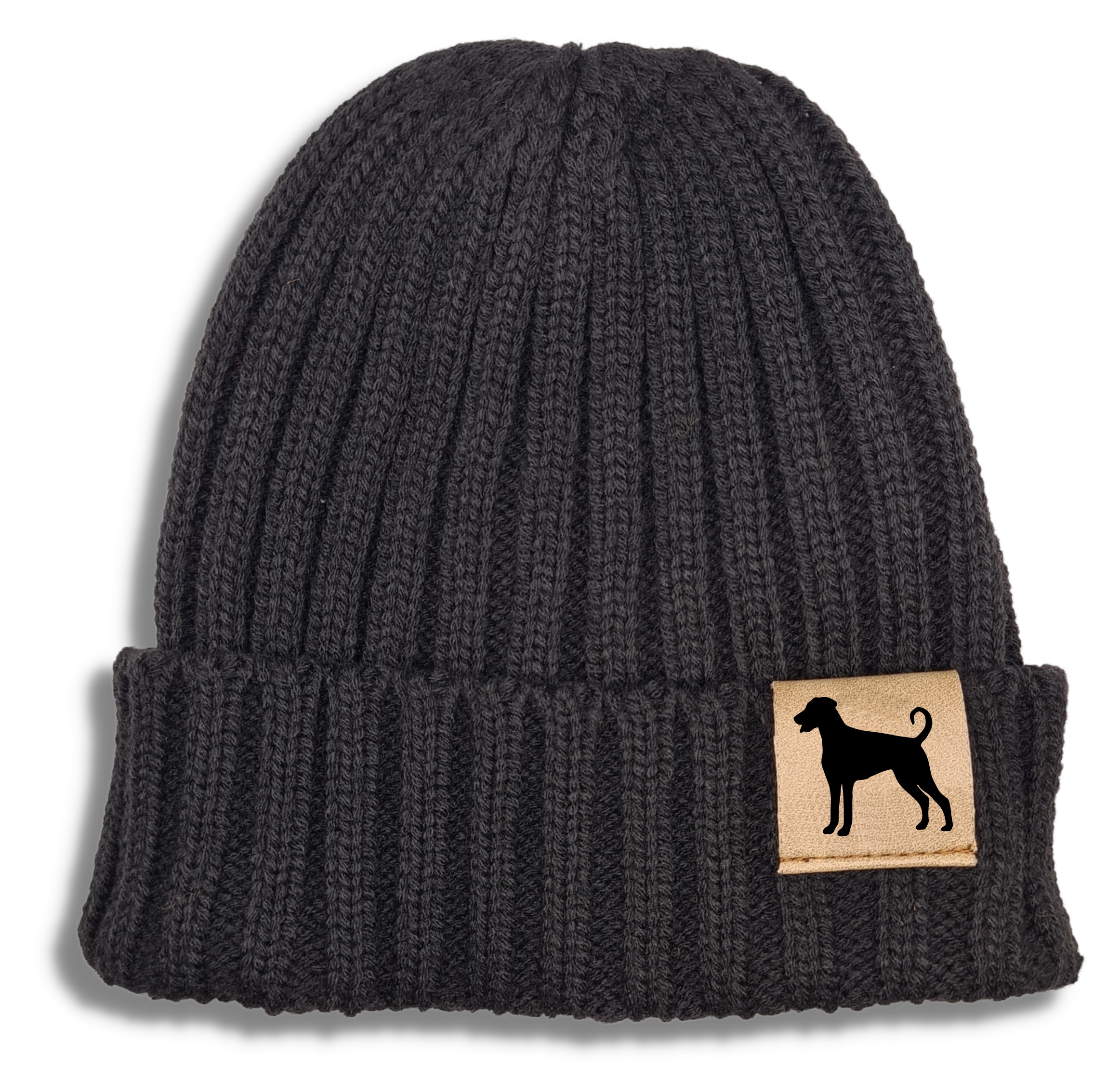 Strickmütze "Dobermann Dobi"  Beanie Mütze Urban Witzig Spruch Warm Winter Herbst Farben