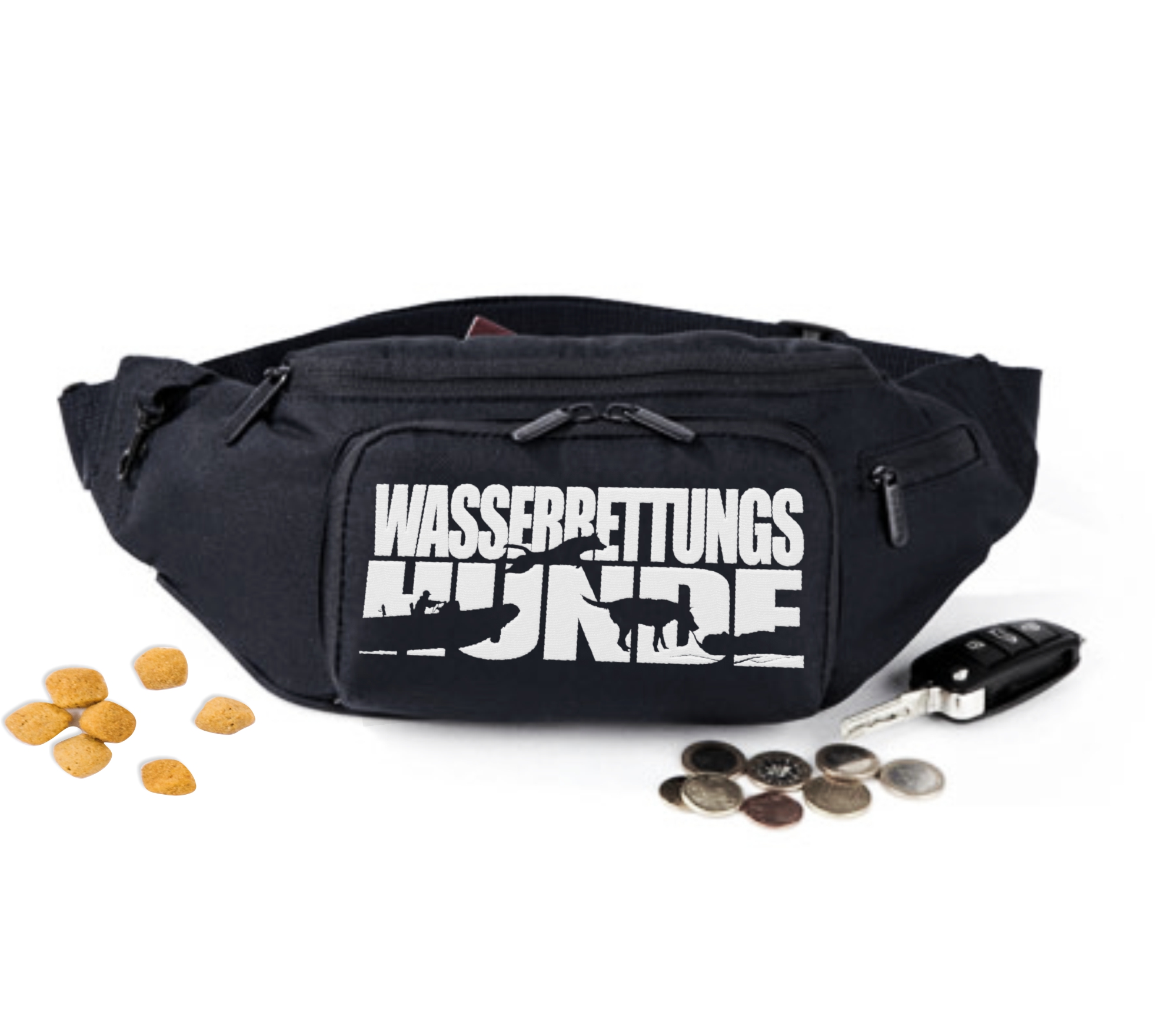 Wasserrettungshunde Hundesport Hundemotiv Gürteltasche Hund Stickerei Schutzdienst bestickt