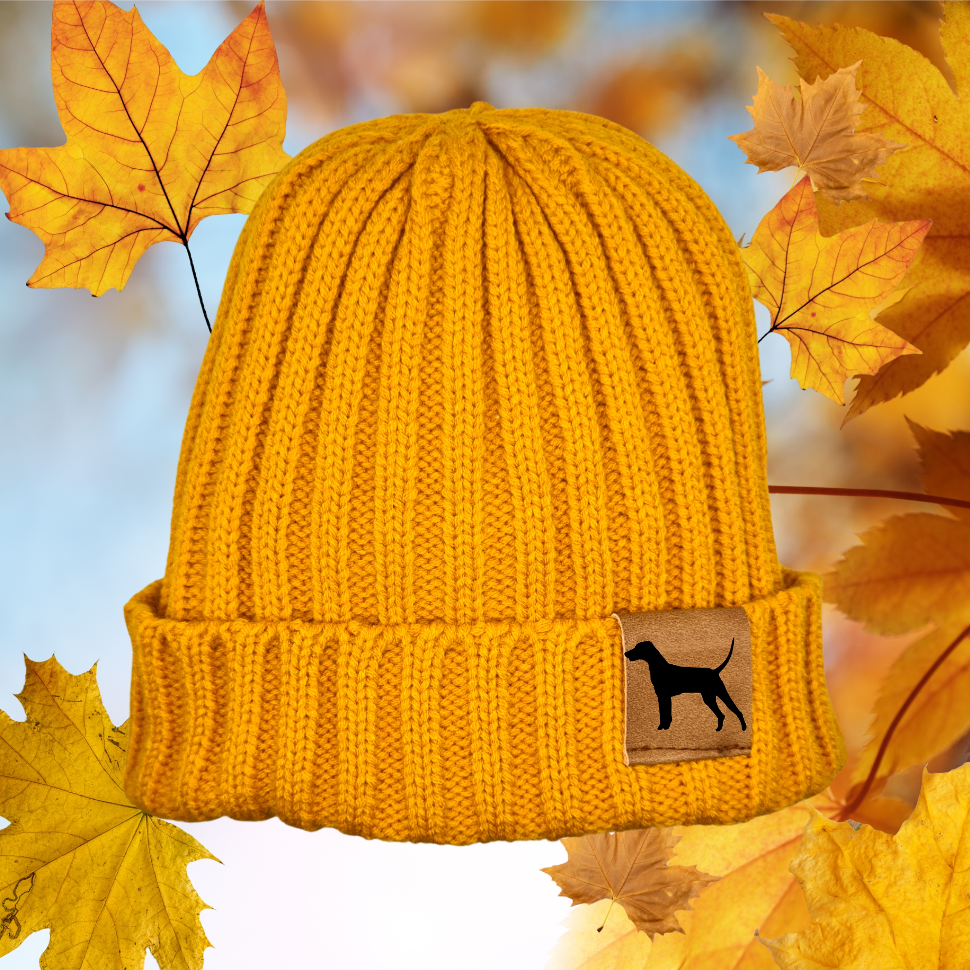 Strickmütze "Deutscher Pinscher"  Beanie Mütze Urban Witzig Spruch Warm Winter Herbst Farben