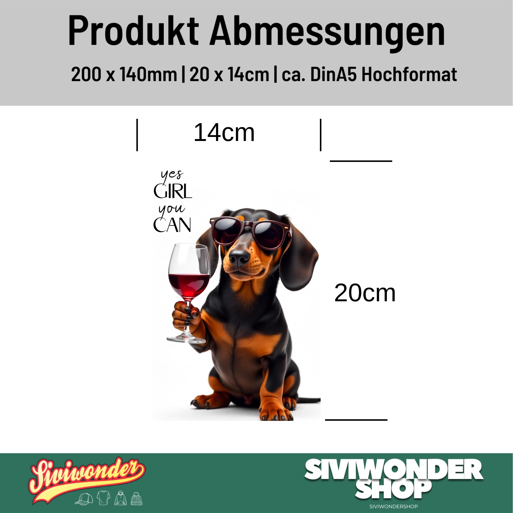 Schild Hund Dackel Artprint Wein Spruch Deko Wanddekor Geschenkidee Weinliebhaber Quotes