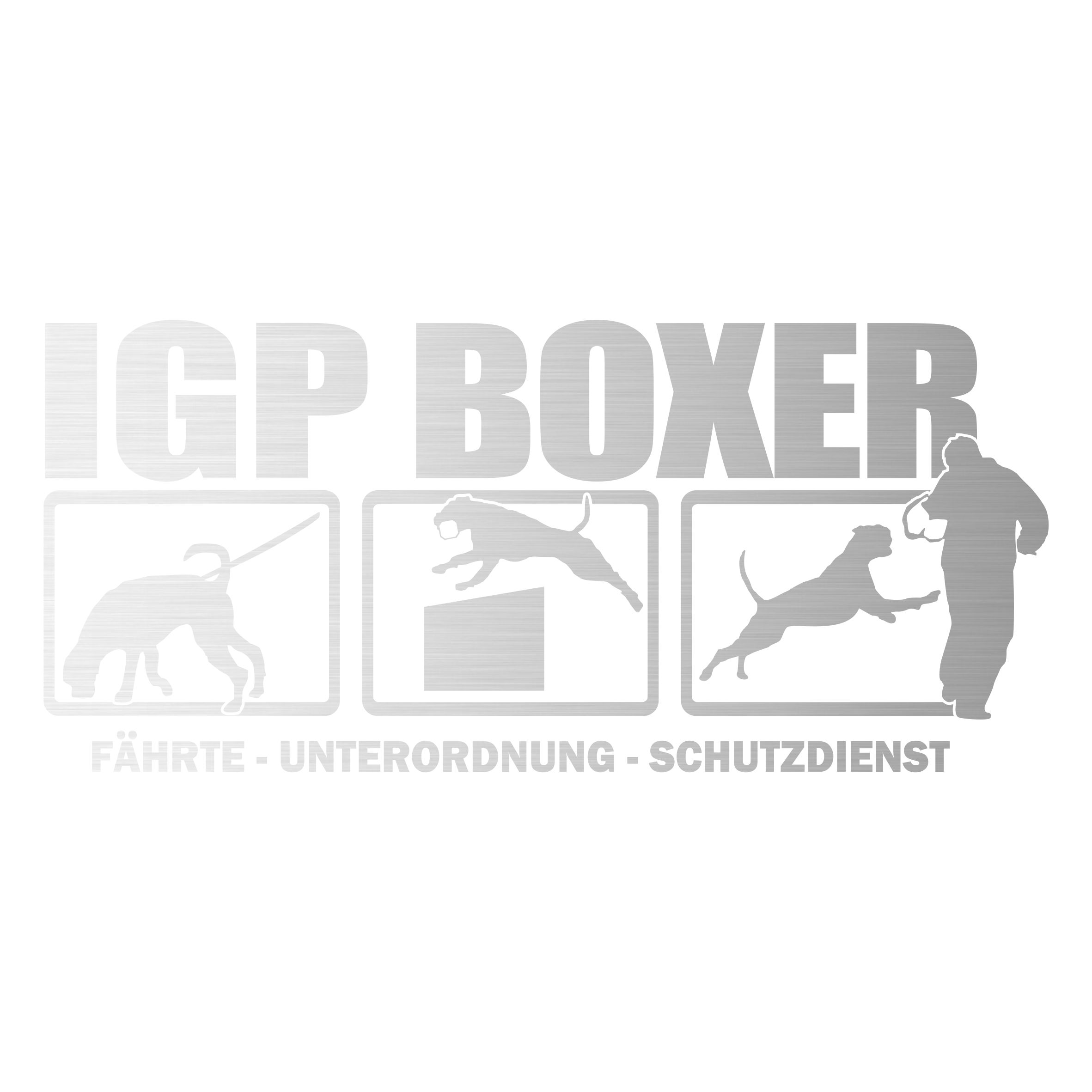 Aufkleber Hundemotiv Rasse IGP IPO Begleithund Prüfung Internationale Prüfungsordnung Gebrauchshudeprüfung Fährte Schutzdi