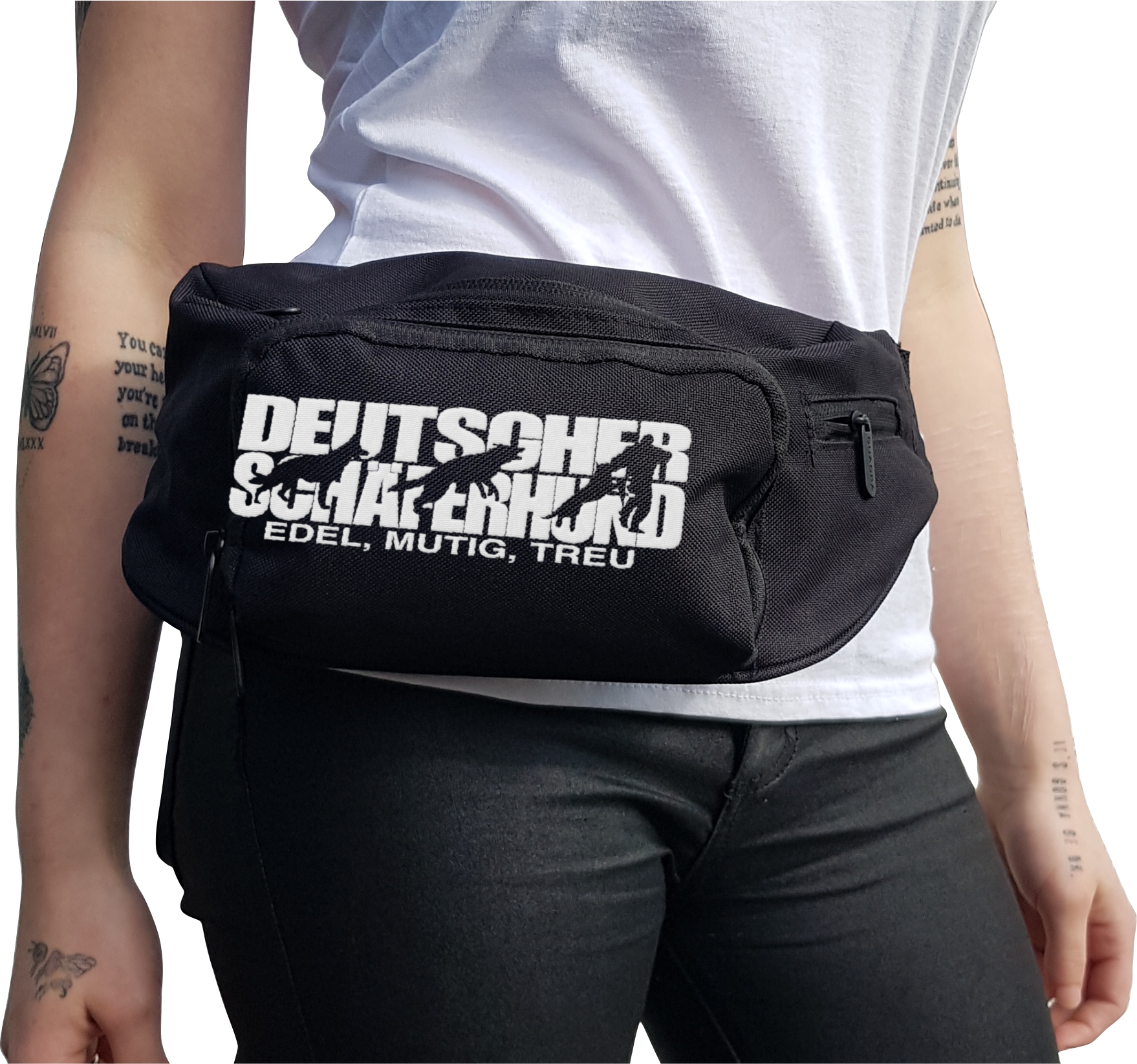 Deutscher Schäferhund Hundesport Gürteltasche Bauchtasche Hund Stickerei