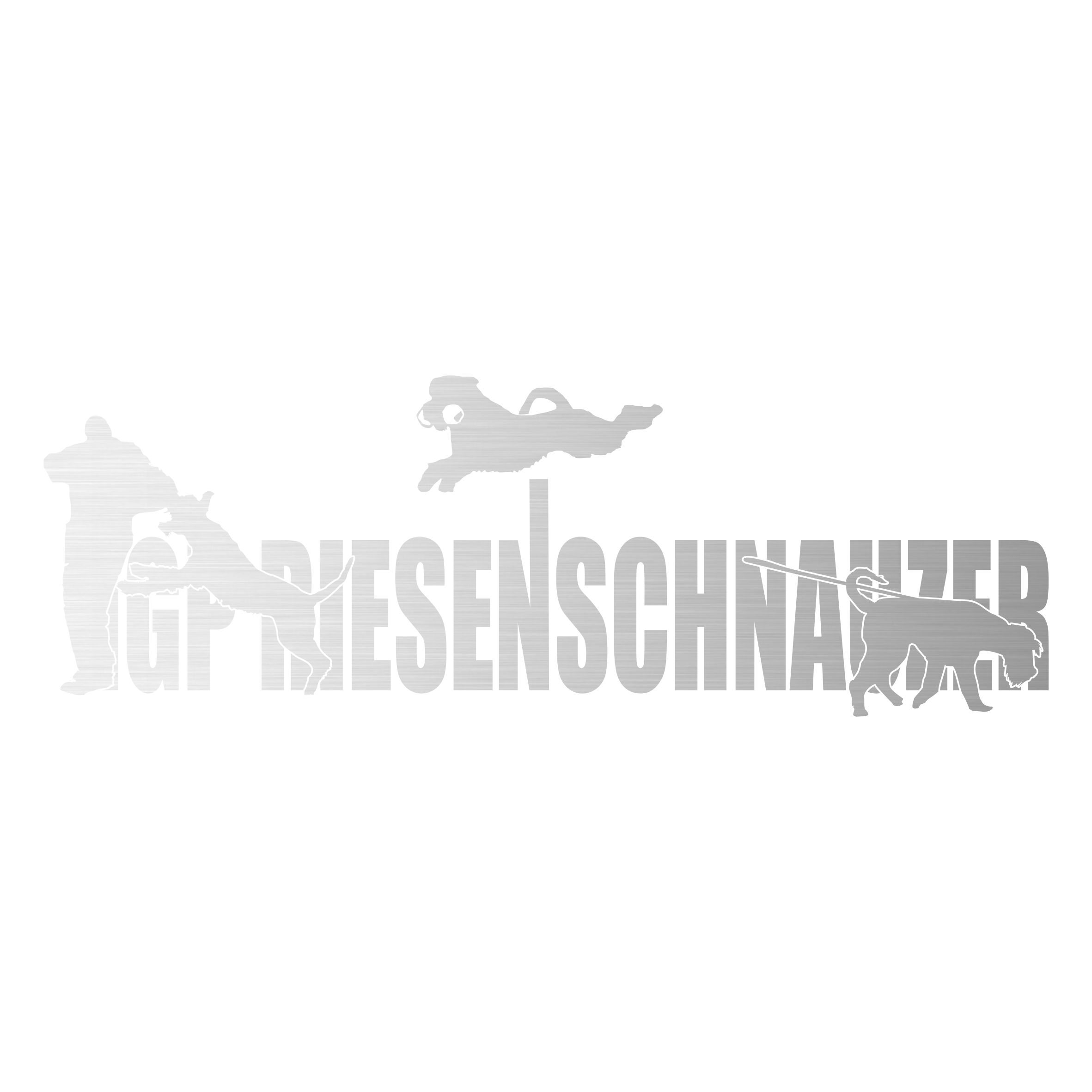 Aufkleber Hundemotiv Rasse IGP IPO Begleithund Prüfung Internationale Prüfungsordnung Gebrauchshudeprüfung Fährte Schutzdi