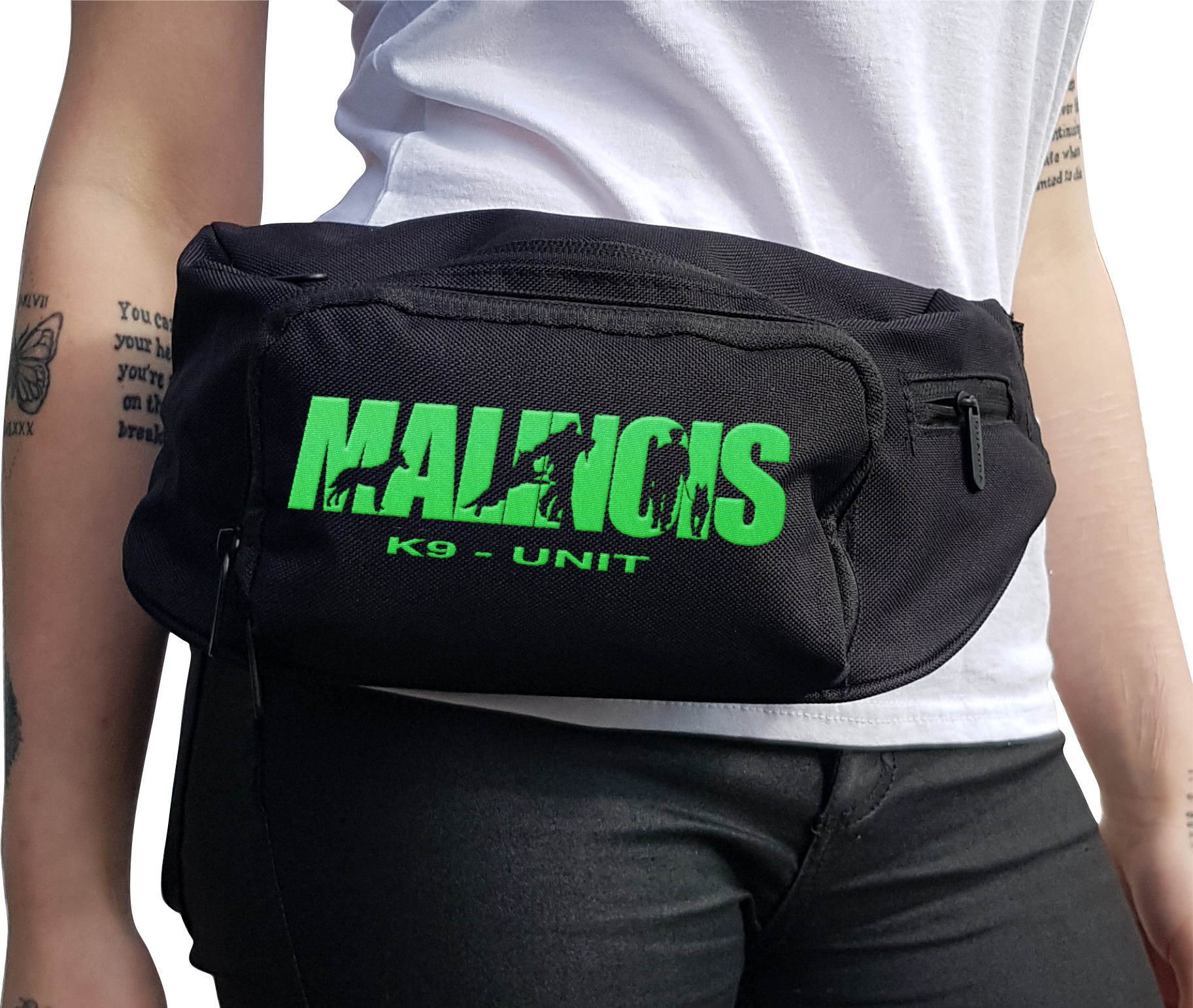 Malinois K9 Unit Mali Dog Hundesport Polizei Hundemotiv Gürteltasche Hund Stickerei