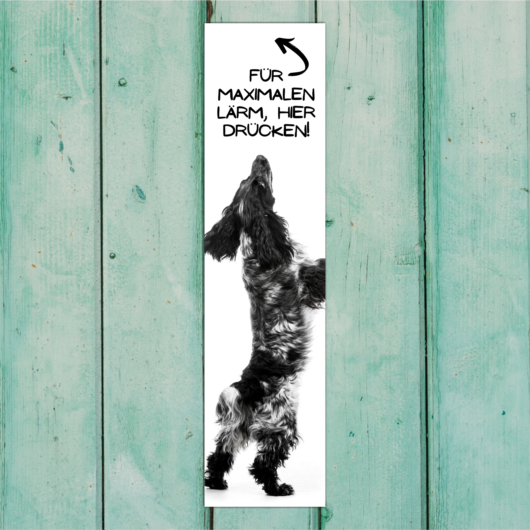 Cocker Spaniel Cockie Spanier English schimmel  Dog Türschild Warnschild Hundeschild Schildr happy Design by Siviwonder