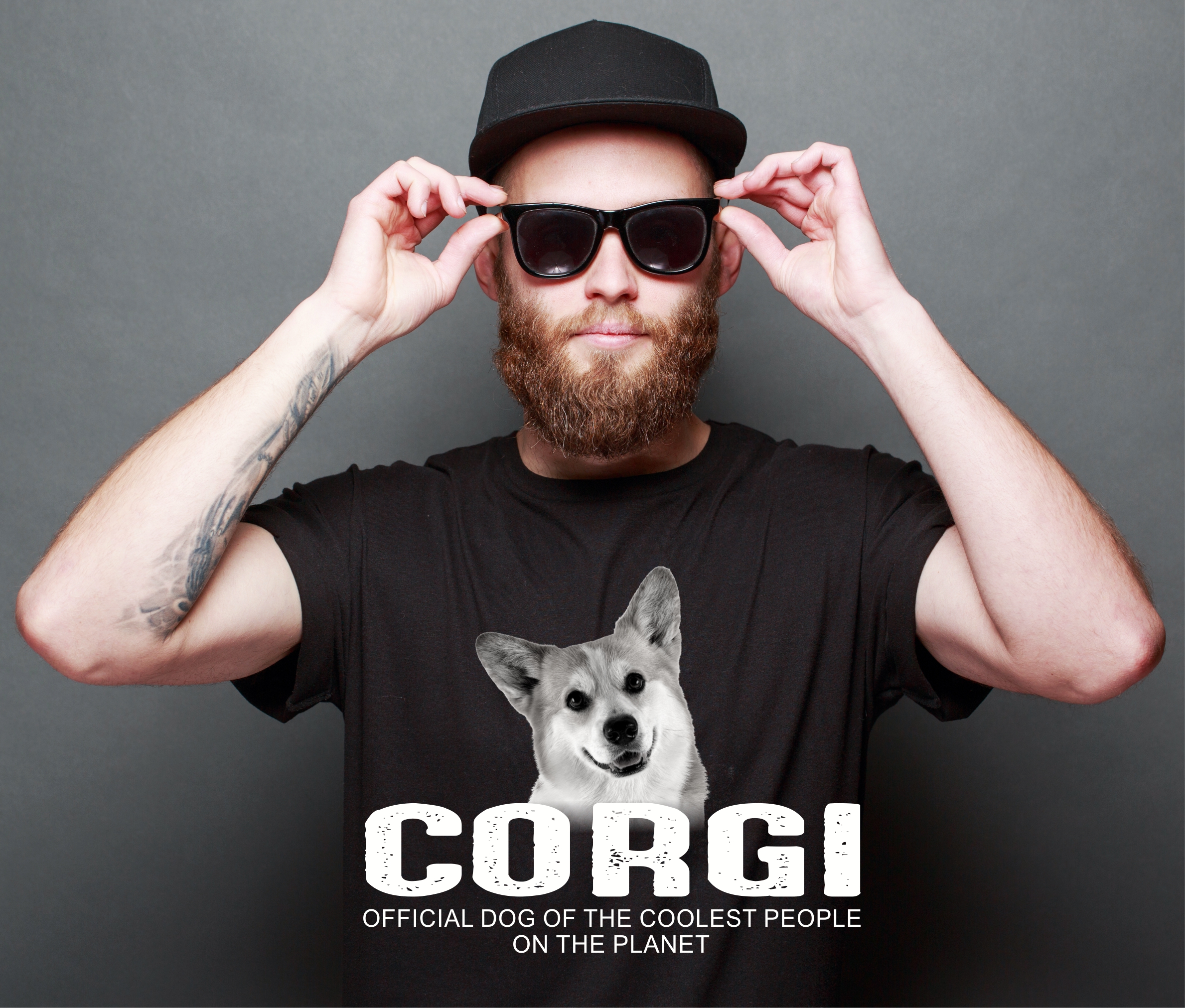 Welsh Corgi Corgie Pembroke Cardigan Cardi Dog cool Leute lustig Shirt T-Shirt Hundemotiv Siviwonder