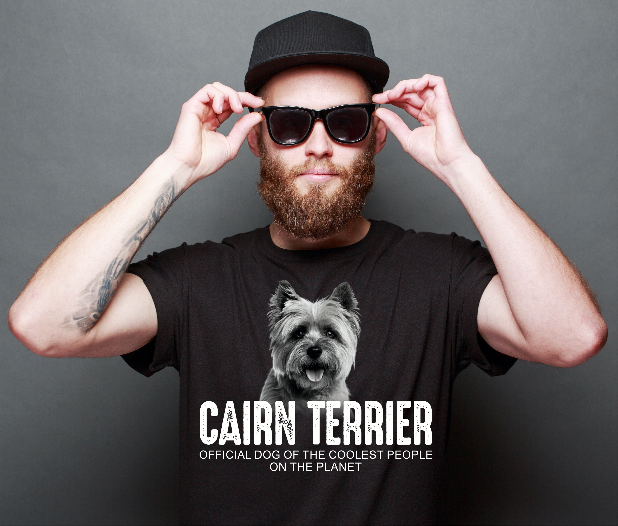 Cairn Terrier Kern Dog cool Leute lustig Shirt T-Shirt Hundemotiv Siviwonder