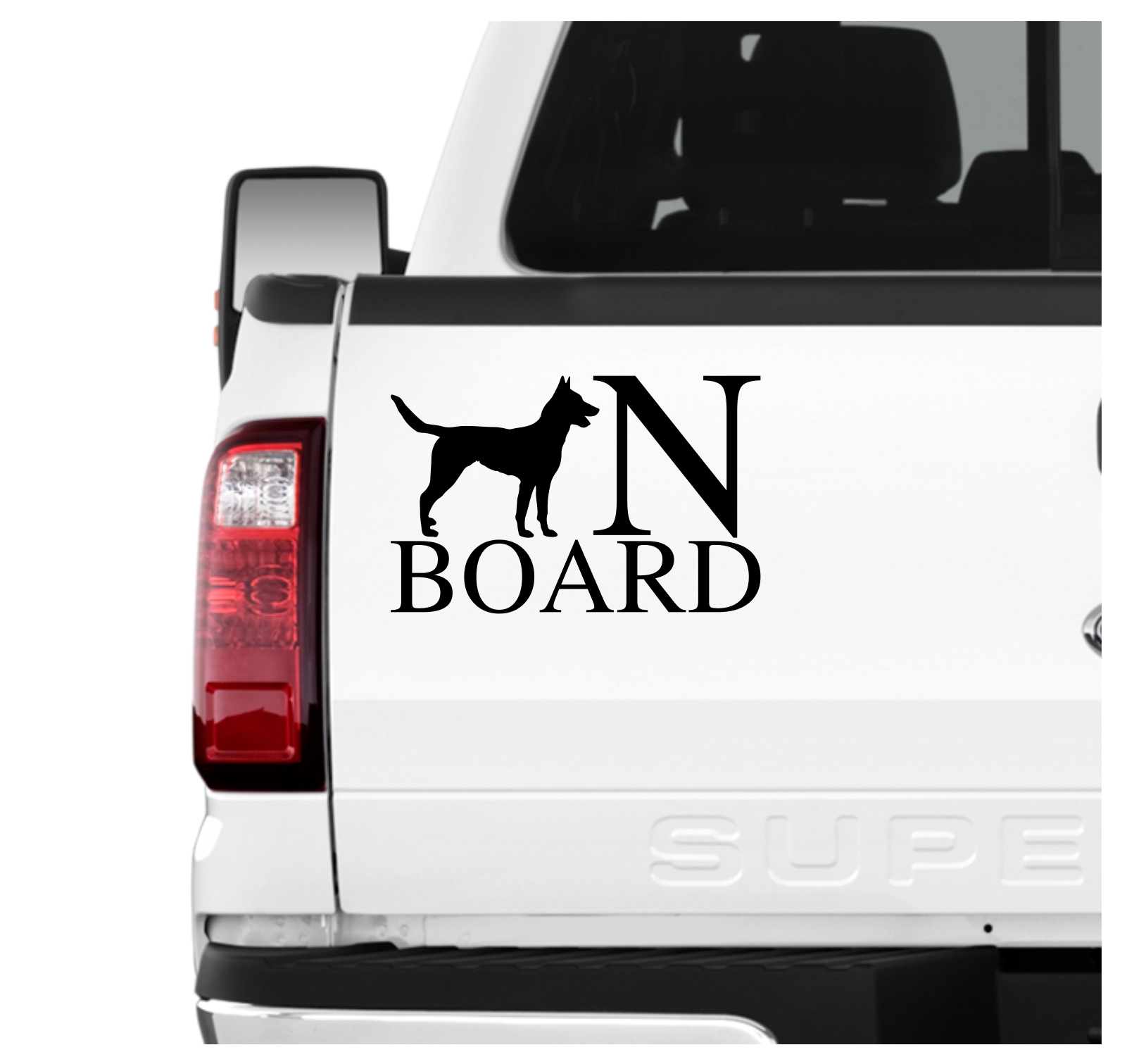 Malinois Board Auto Aufkleber Hund Folie Wandtattoo Tattoo Sticker Belgian Mali Belgischer Schäferhund Berger Belge