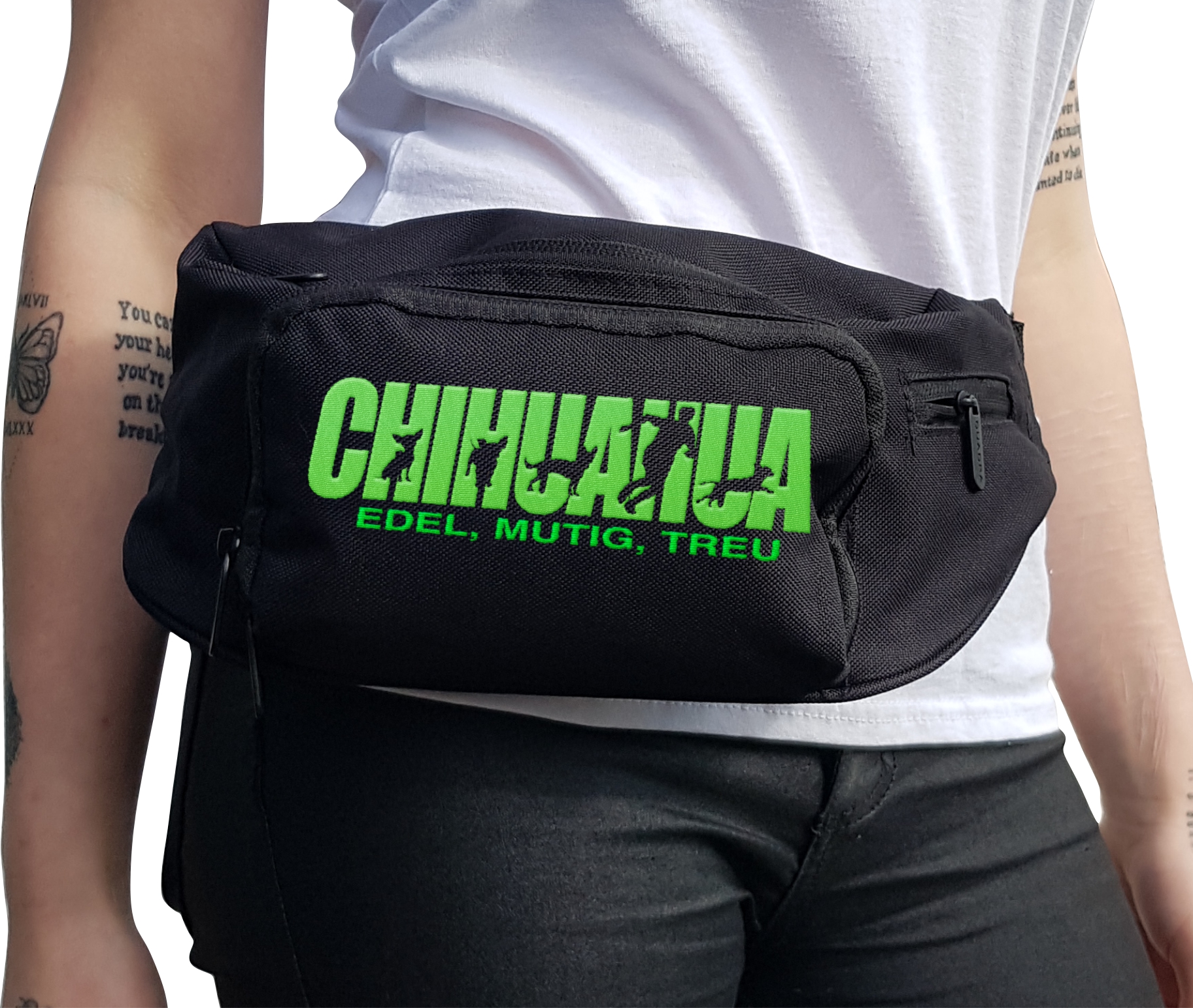 Chihuahua Chi Dog Hundesport Hundemotiv Gürteltasche Hund Stickerei