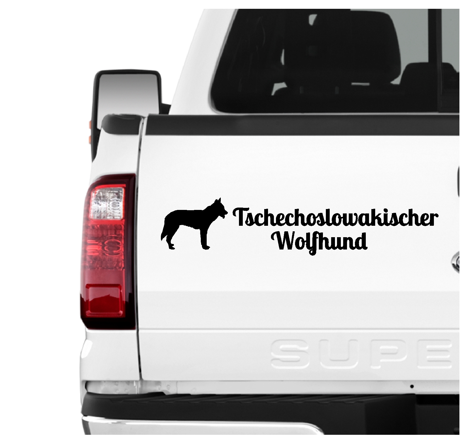 Tschechoslowakischer Wolfhund Wolf Vlack Tschechischer Dog 3er Set  AUTOAUFKLEBER Aufkleber Hunde Hundemotiv by SIVIWONDER