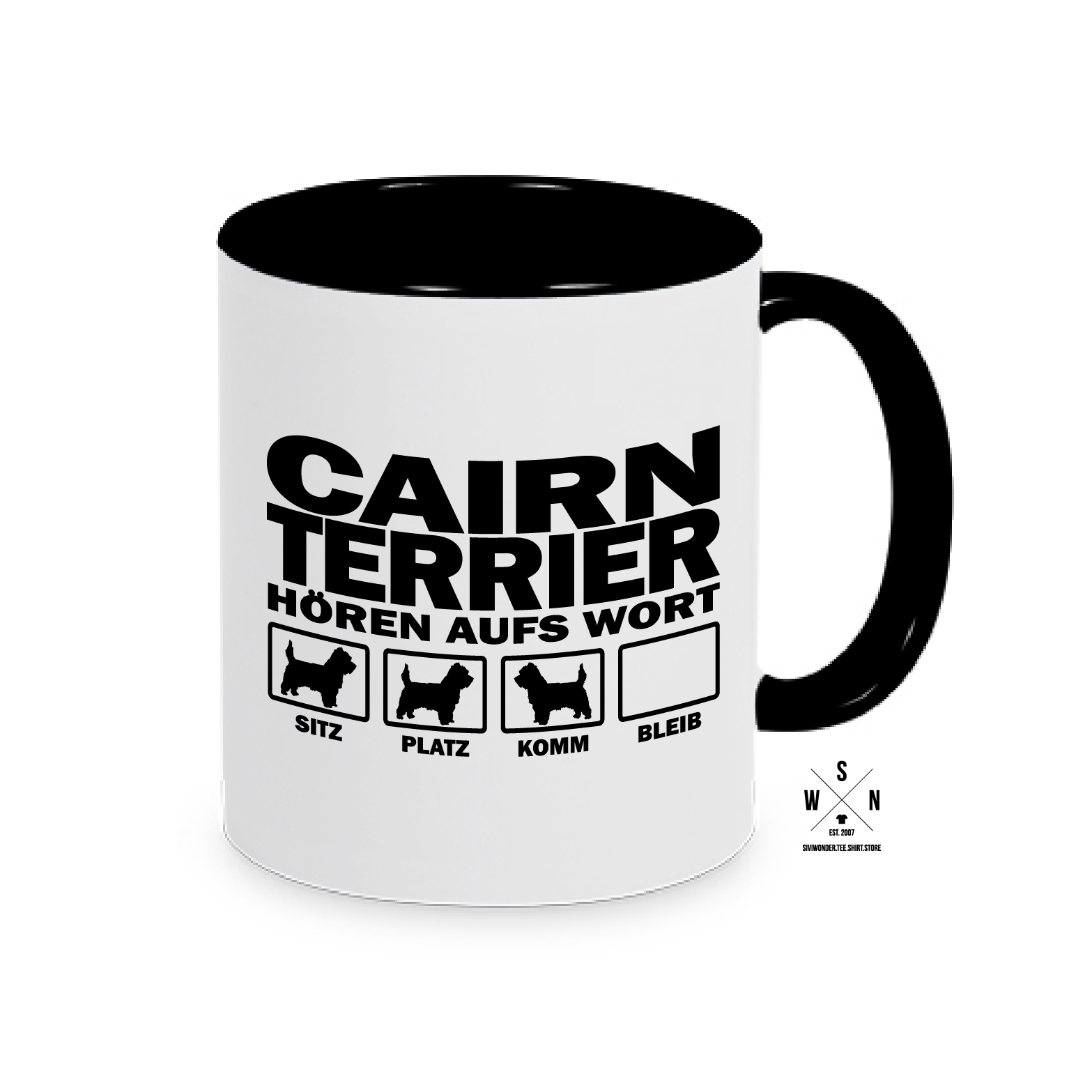 Tasse Kaffeebecher CAIRN TERRIER Hören aufs Wort