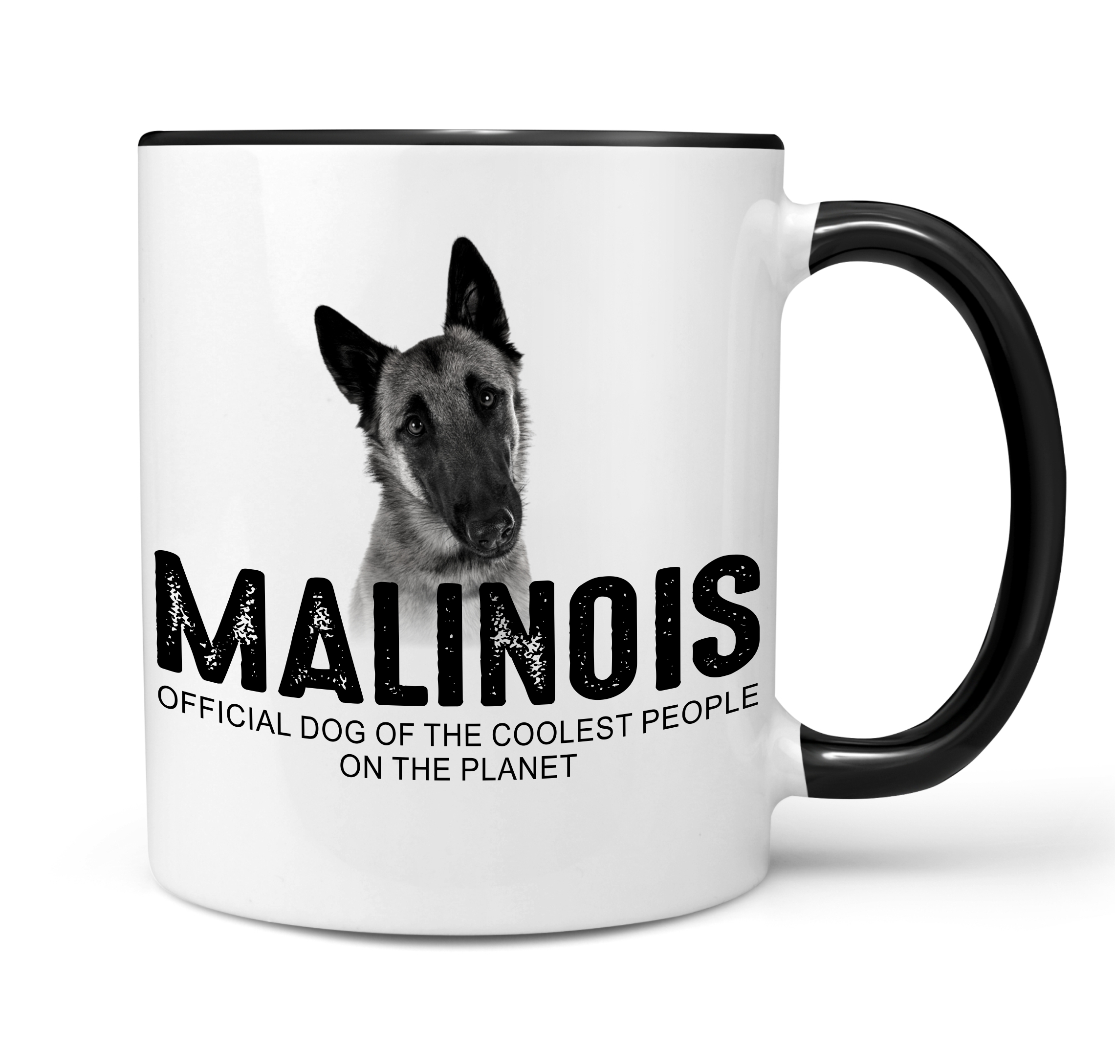 Malinois Belgian Mali Belgischer Schäferhund Berger Belge Dog Tasse Kaffeetasse Kaffeebecher happy Design by Siviwonder