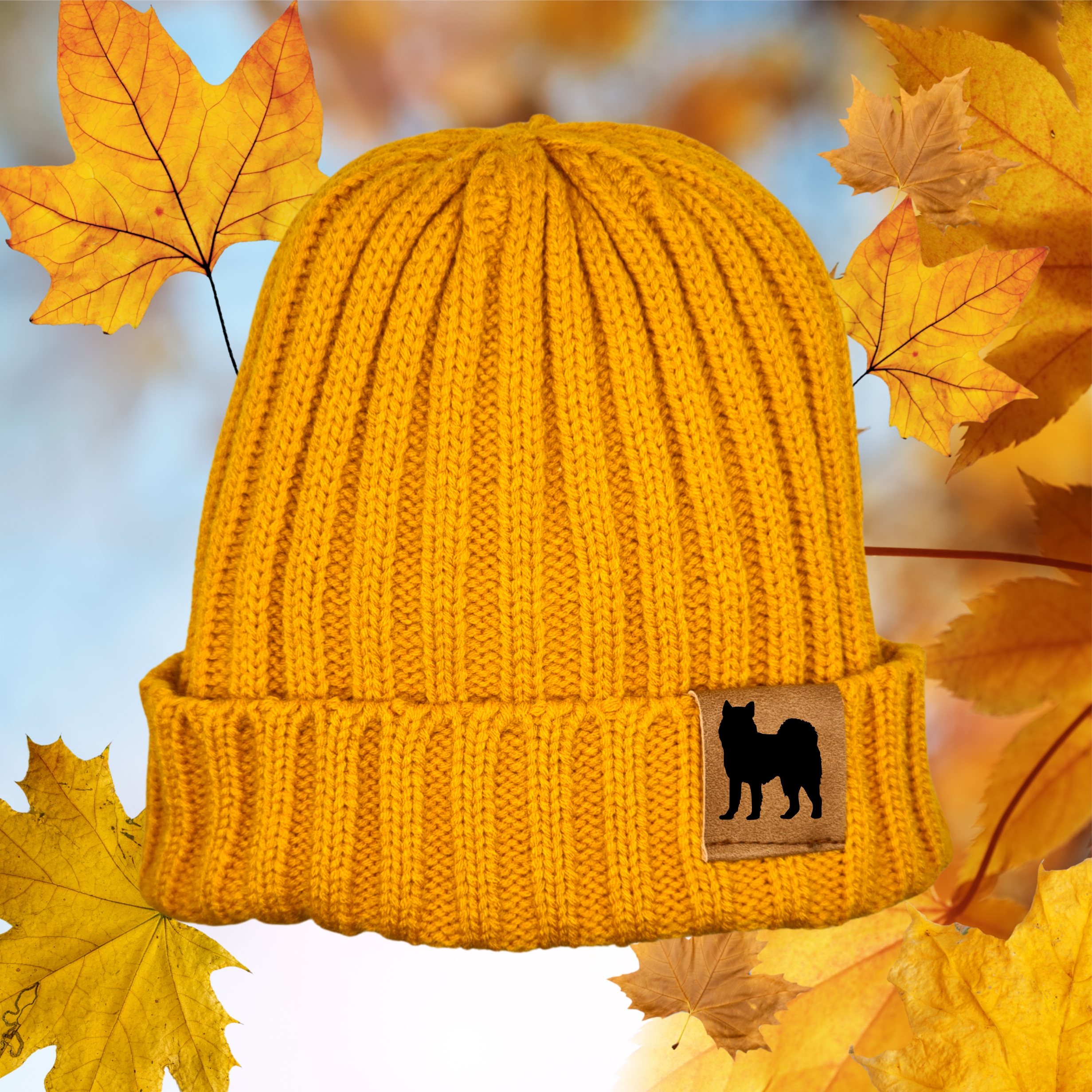 Strickmütze "Alaskan Malamute "  Beanie Mütze Urban Witzig Spruch Warm Winter Herbst Farben