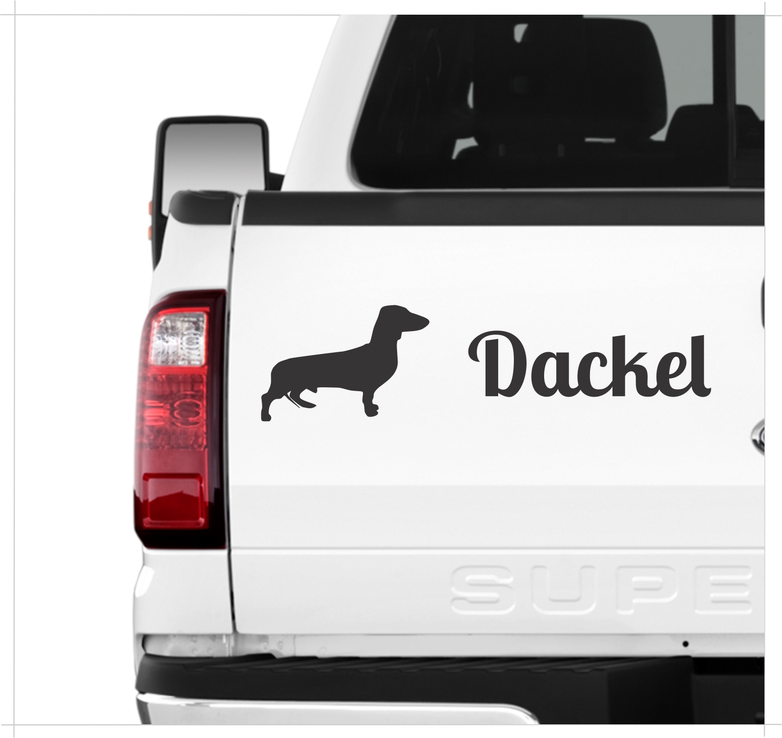 Dackel Teckel Dachshund Dog 3er Set  AUTOAUFKLEBER Aufkleber Hunde Hundemotiv by SIVIWONDER