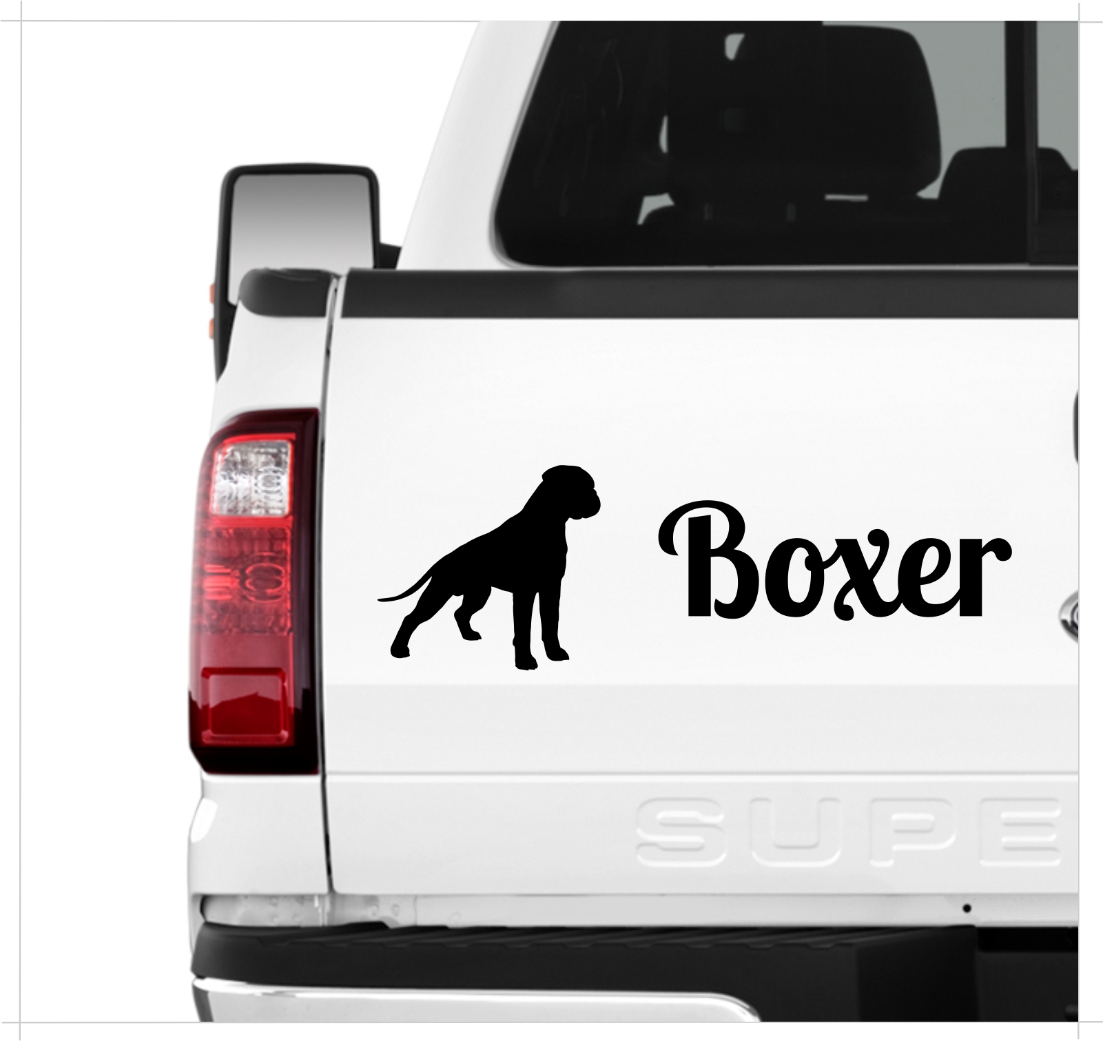 Boxer deutscher german  Dog 3er Set  AUTOAUFKLEBER Aufkleber Hunde Hundemotiv by SIVIWONDER